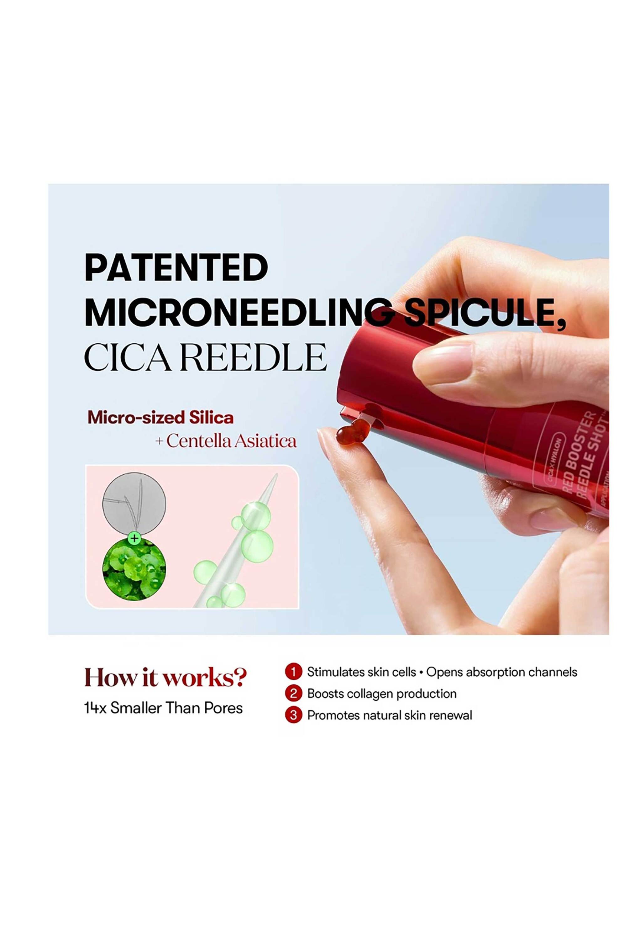 VT Red Booster Reedle Shot 100 - Ενισχυτικό Με Τεχνολογία Microneedle & Dragon’s Blood 50 ml - 8803463009175 φωτογραφία