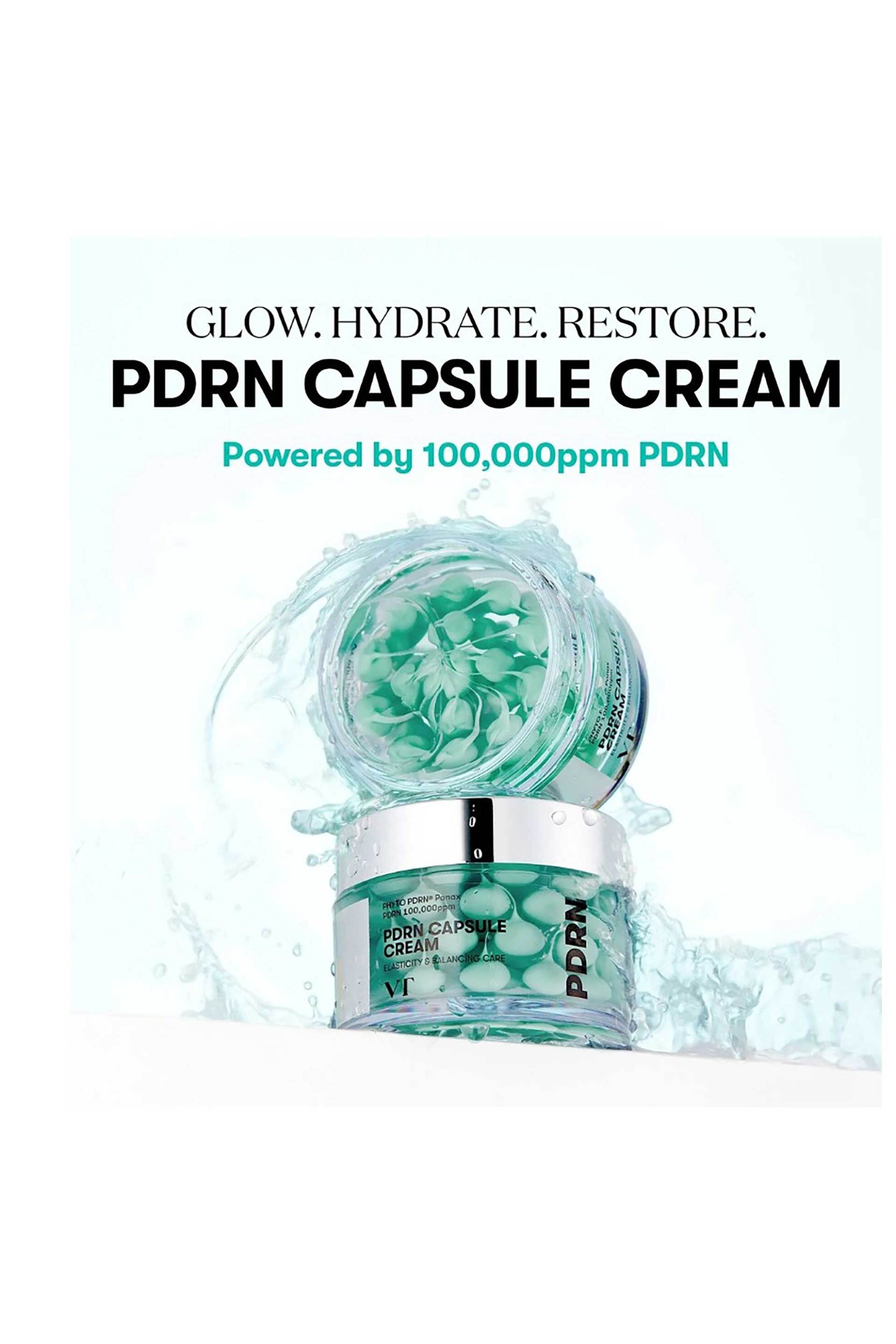 VT PDRN Capsule Cream 100 - Διφασική Κρέμα Glass Skin 50 ml - 8803463012816 φωτογραφία