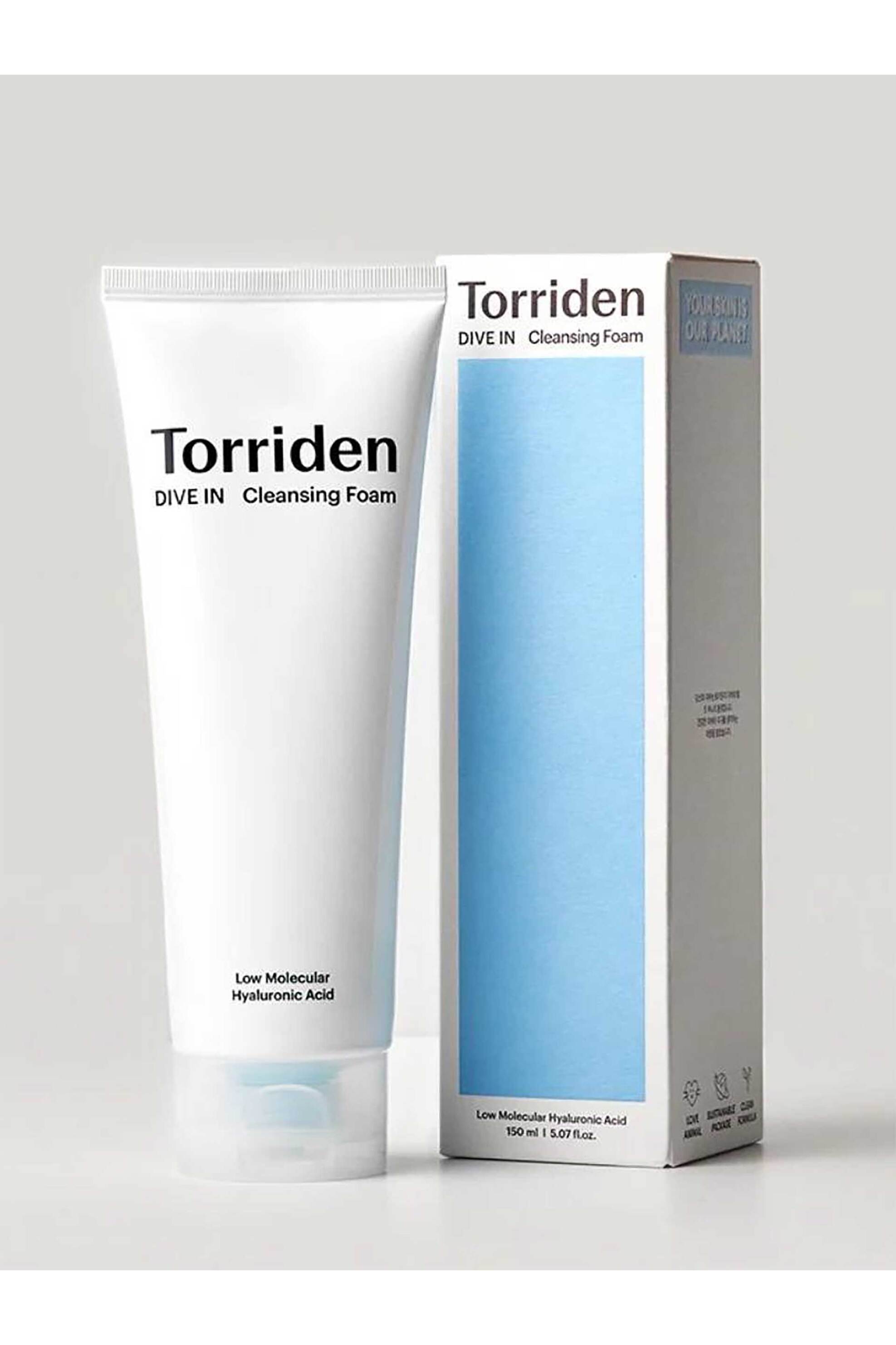 Torriden Dive-In Low Molecular Hyaluronic Acid Cleansing Foam - Αφρός Καθαρισμού 150 ml - 8809784600404 φωτογραφία