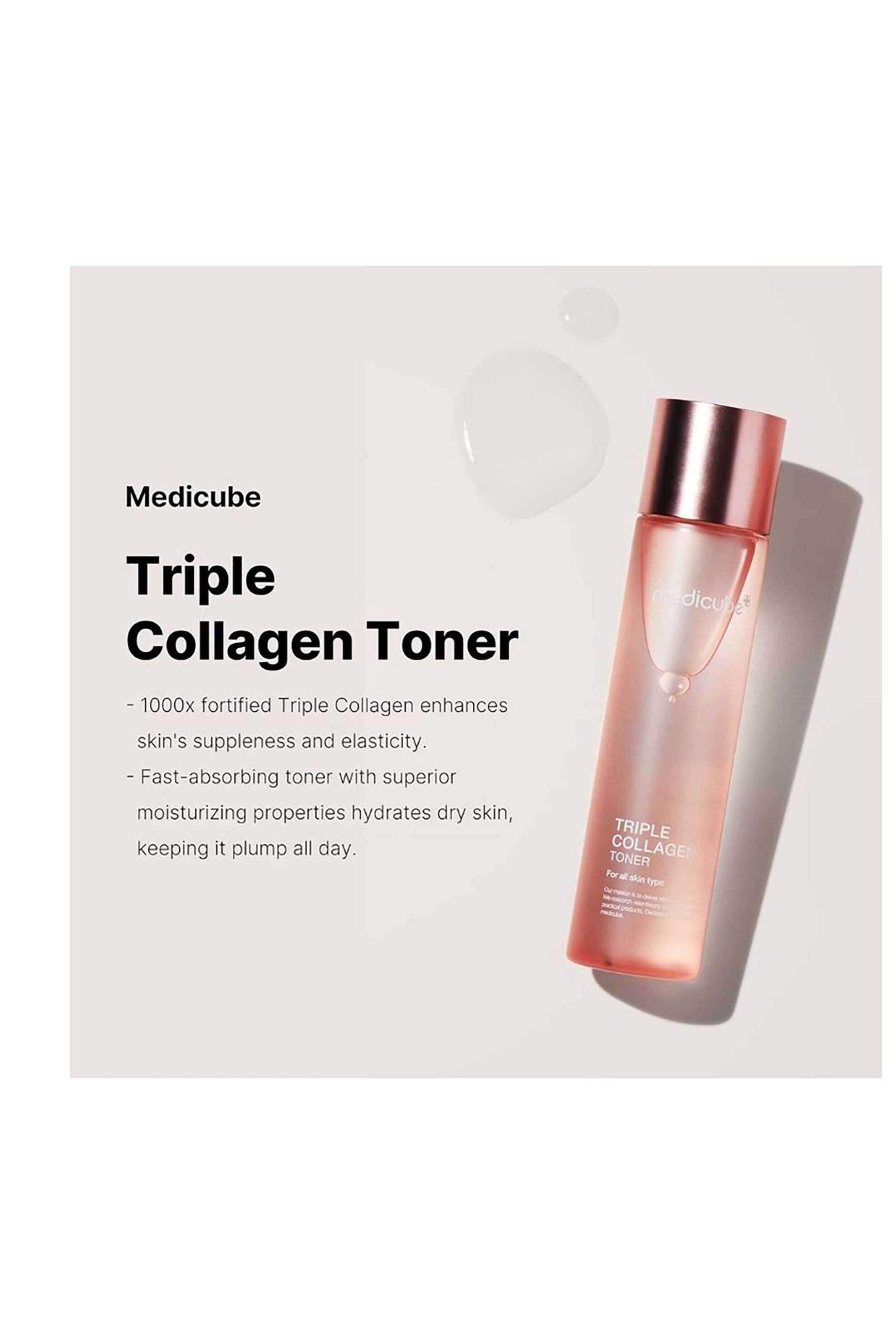 Medicube Triple Collagen Toner - Αντιγηραντικό Τονερ Με Κολλαγόνο 150 ml - 8800256118960 φωτογραφία