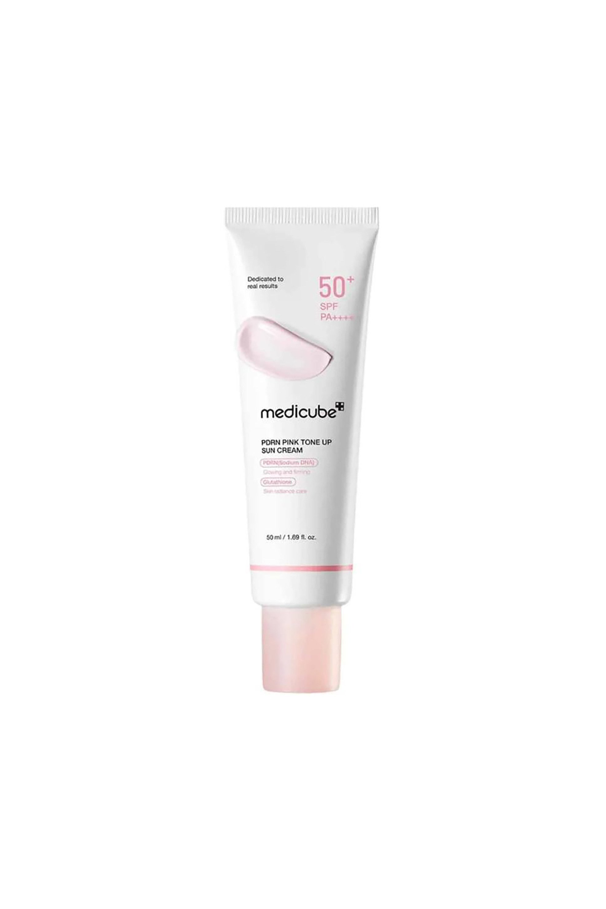 Medicube PDRN Pink Tone Up Sun Cream SPF 50+ Pa++++ - Αντηλιακό Για Λάμψη Και Μείωση Λεπτών Γραμμών 50 ml - 8800289461927