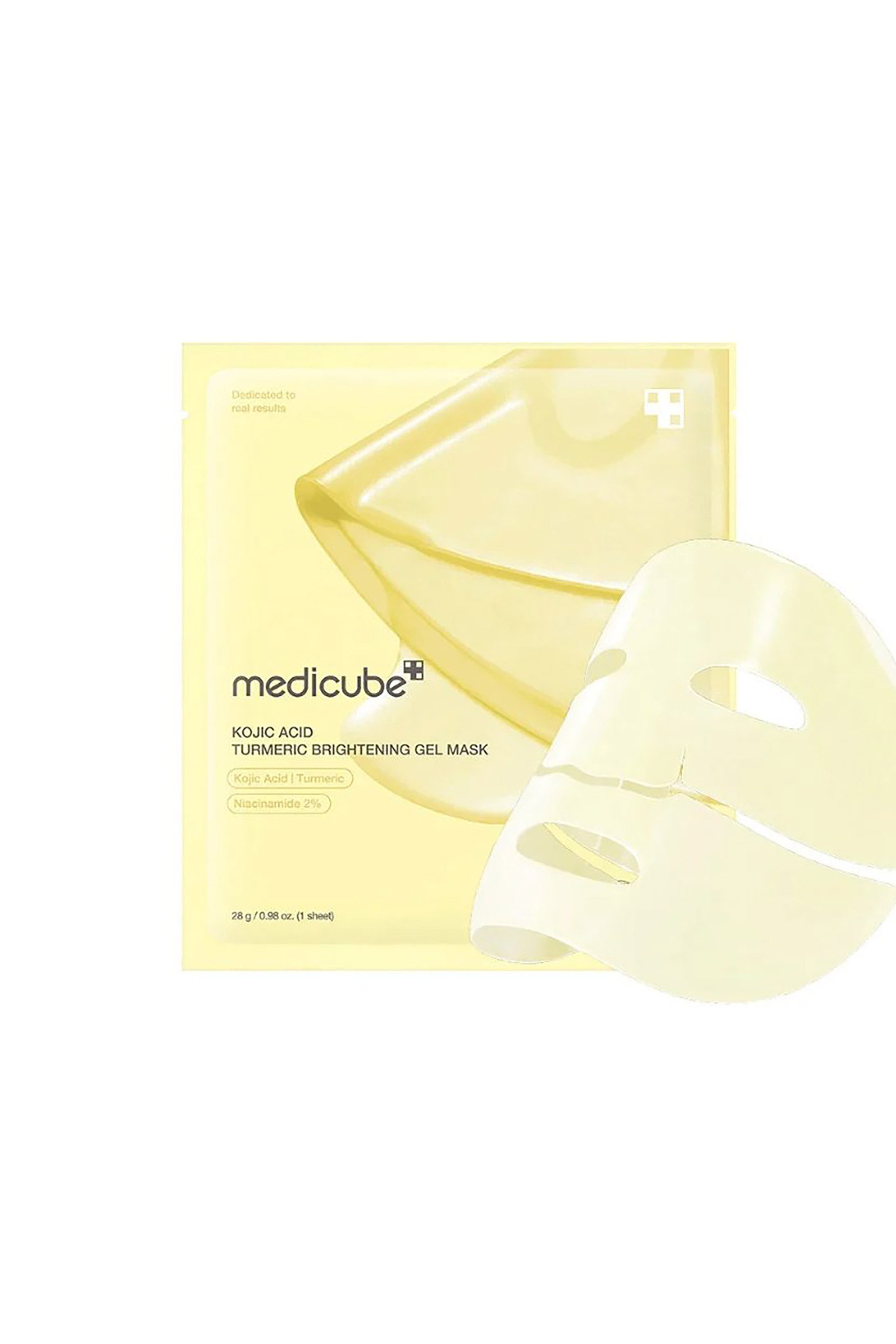 Medicube Kojic Acid Turmeric Brightening Gel Mask - Overnight Μάσκα Με Ρετινόλη Και Kojic Acid 28 gr - 8800289475009