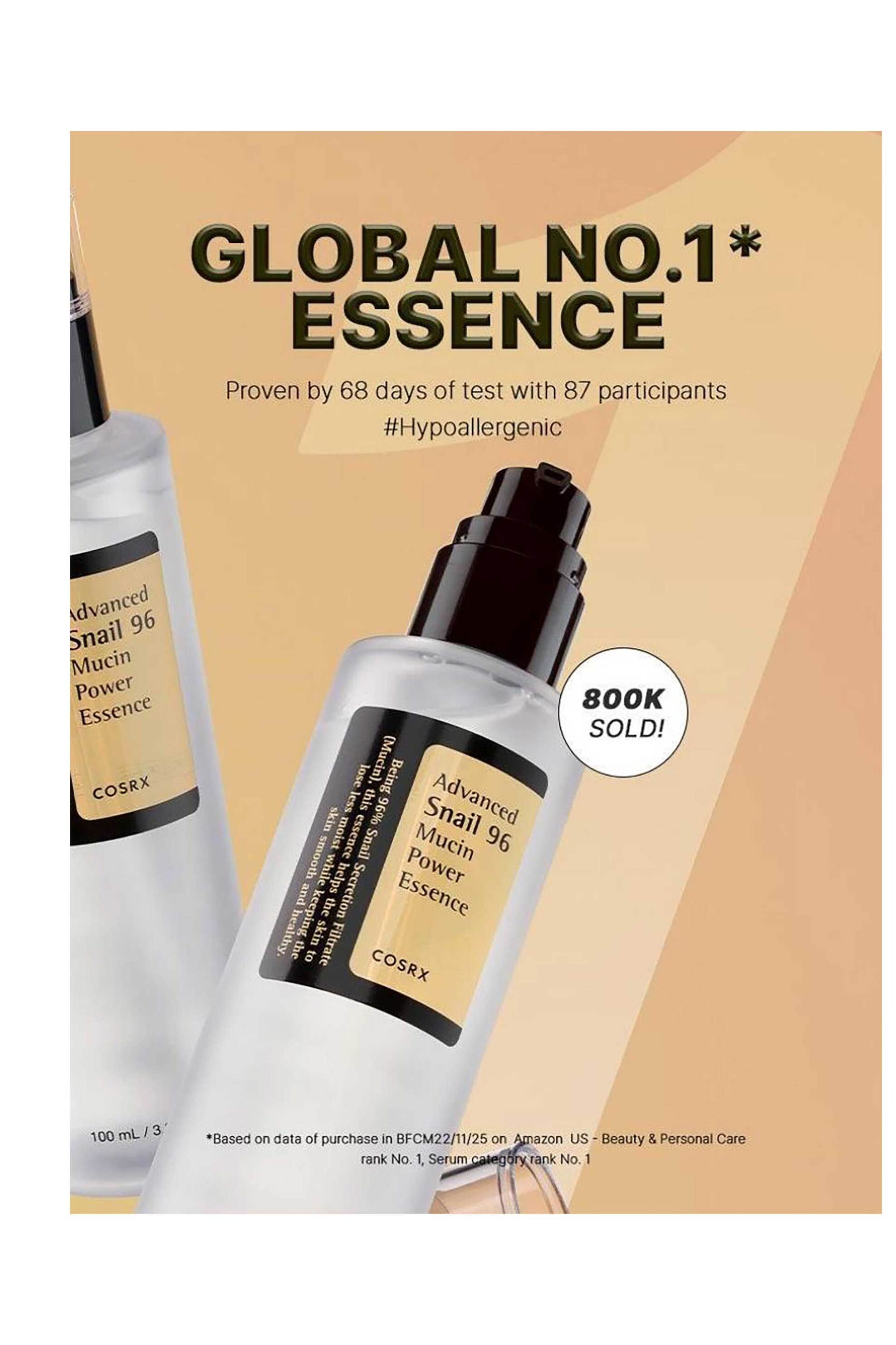 Cosrx Advanced Snail 96 Mucin Power Essence- Ενυδατικό Essence Με Βλεννίνη Σαλιγκαριού 100 ml - 8809416470009 φωτογραφία