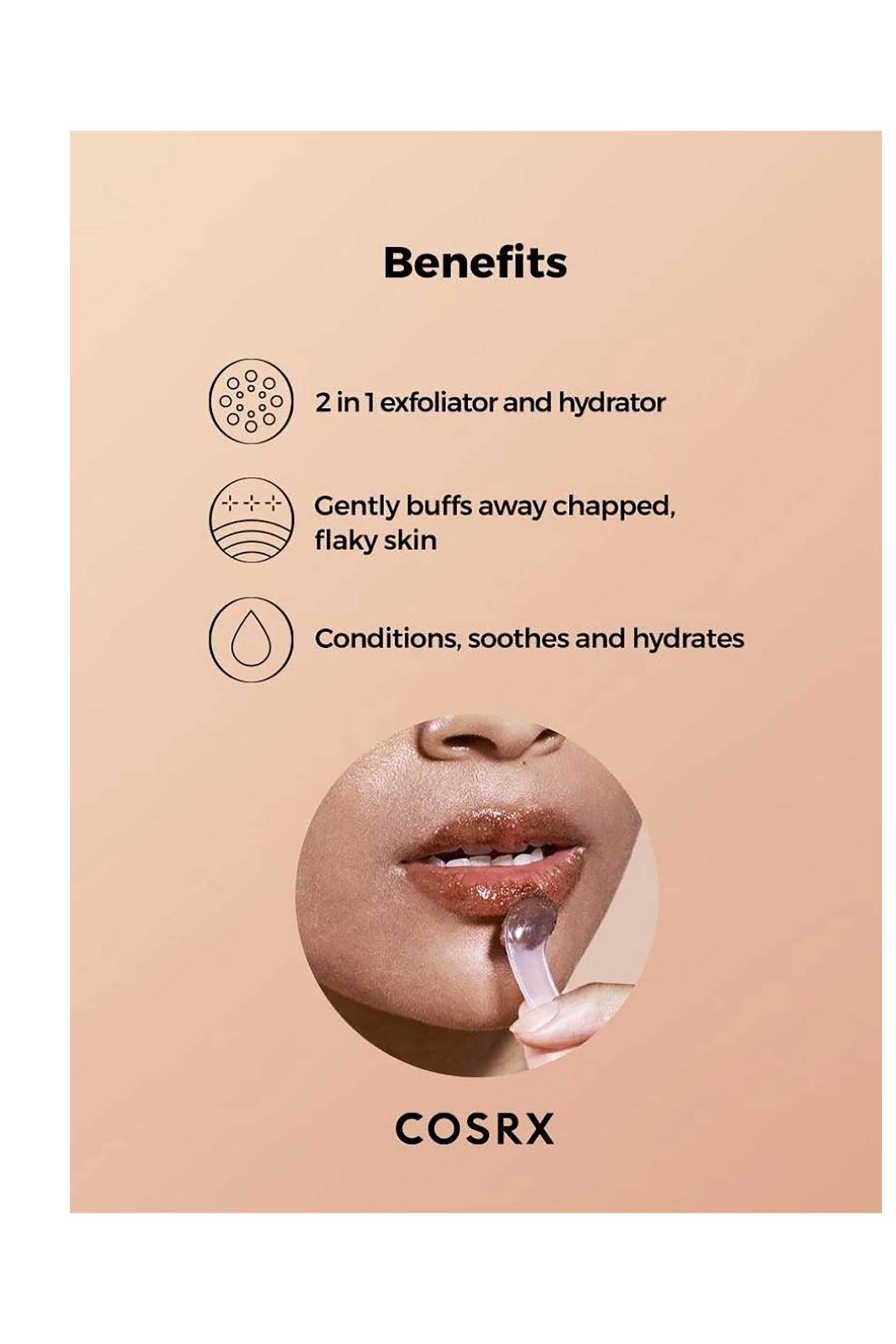 Cosrx Fulll Fit Honey Sugar Lip Scrub - Απολέπιση Χειλιών Με Ζάχαρη & Μέλι 20 gr - 8809598454767 φωτογραφία