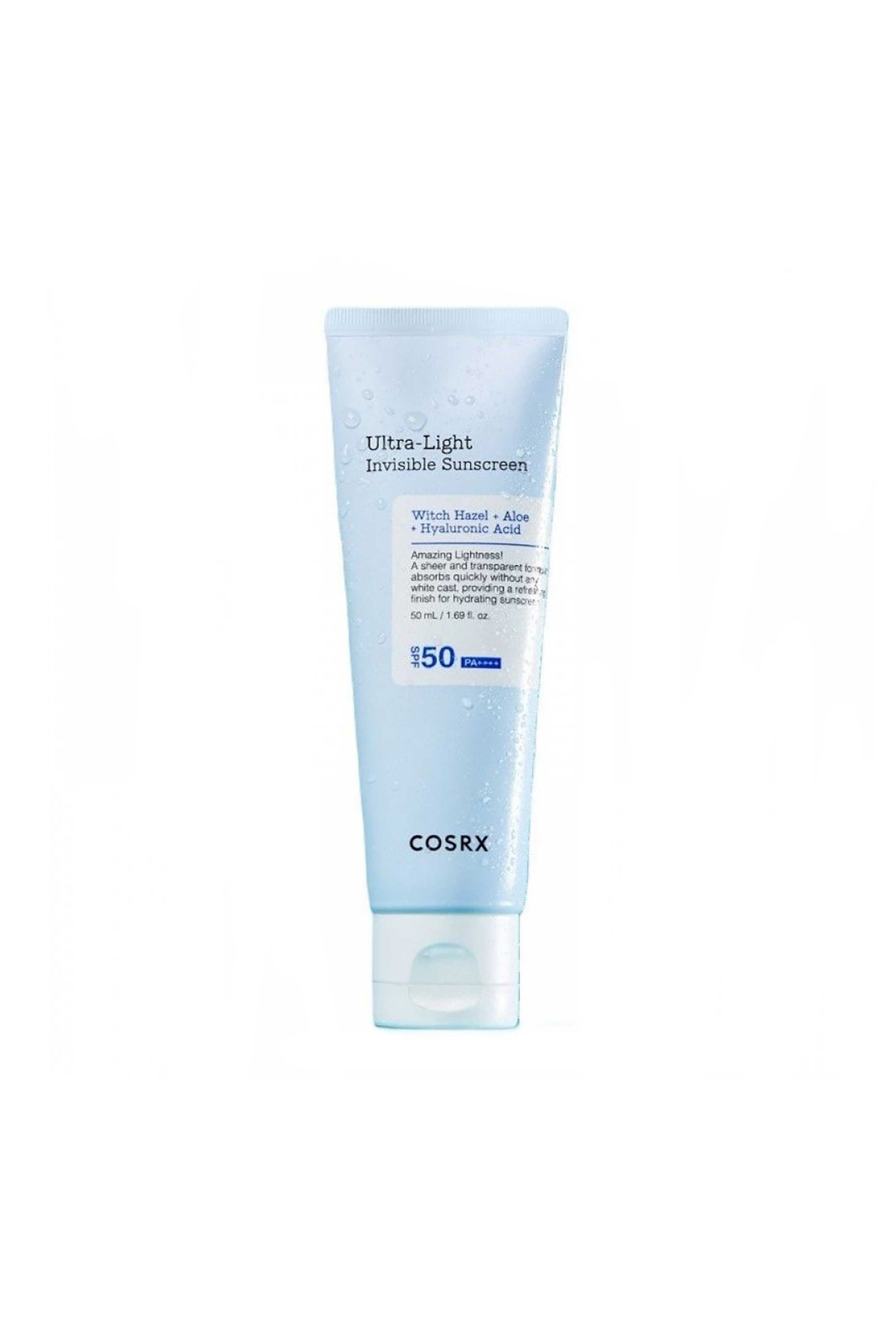 Cosrx Ultra-Light Invisible Sunscreen SPF50 Pa++++ - Super Λεπτόρρευστο Ενυδατικό Αντηλιακό Με Υψηλή Προστασία 50 ml - 8809598456242