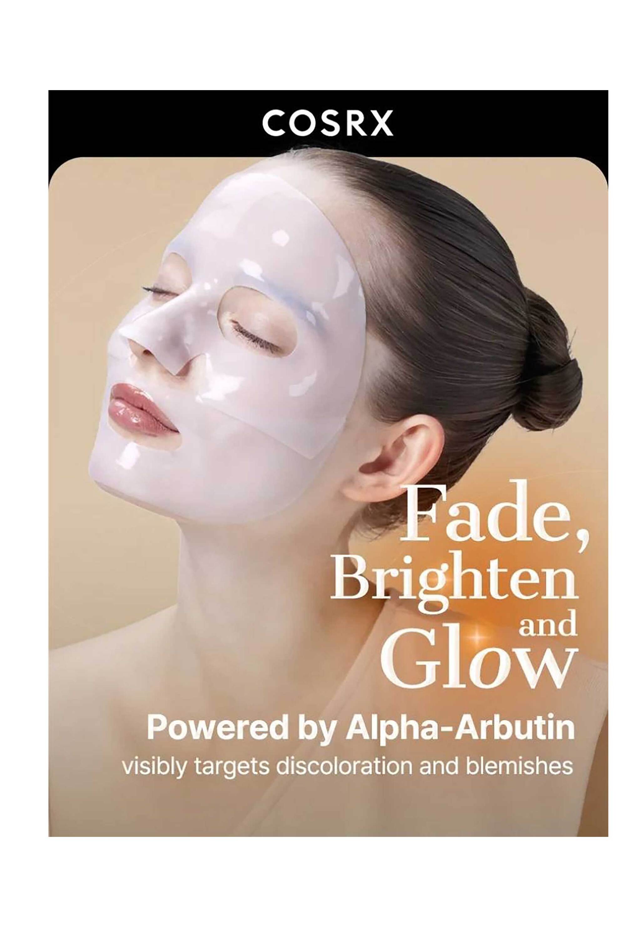 Cosrx Arbutin Discoloration Hydrogel Mask - Μάσκα Λάμψης & Διόρθωσης Δυσχρωμιών 34 gr - 8809598457256 φωτογραφία