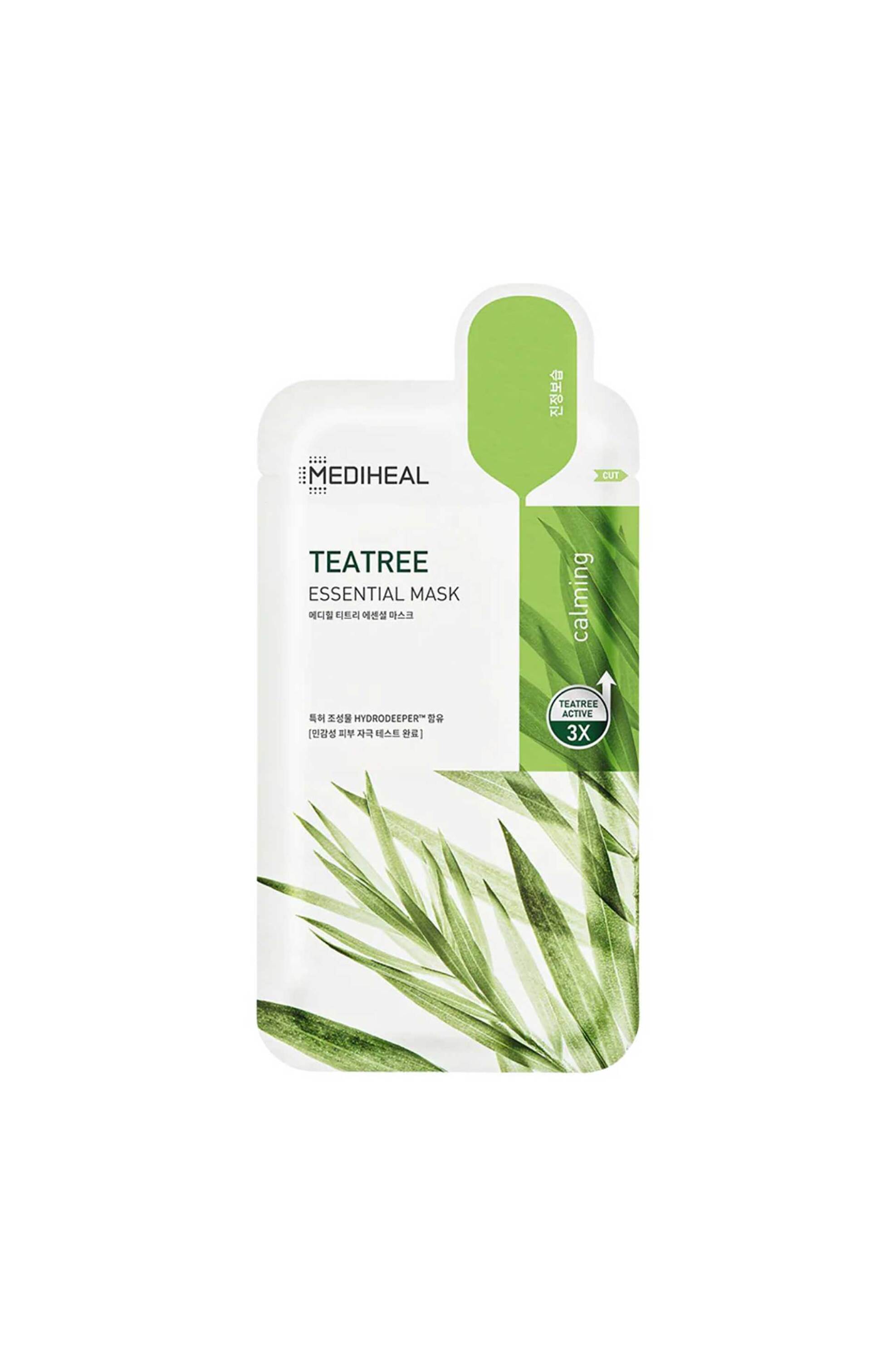 Mediheal Teatree Essential Mask - Μάσκα Για Τη Διαχείριση Της Λιπαρότητας 24 ml - 8809615056967