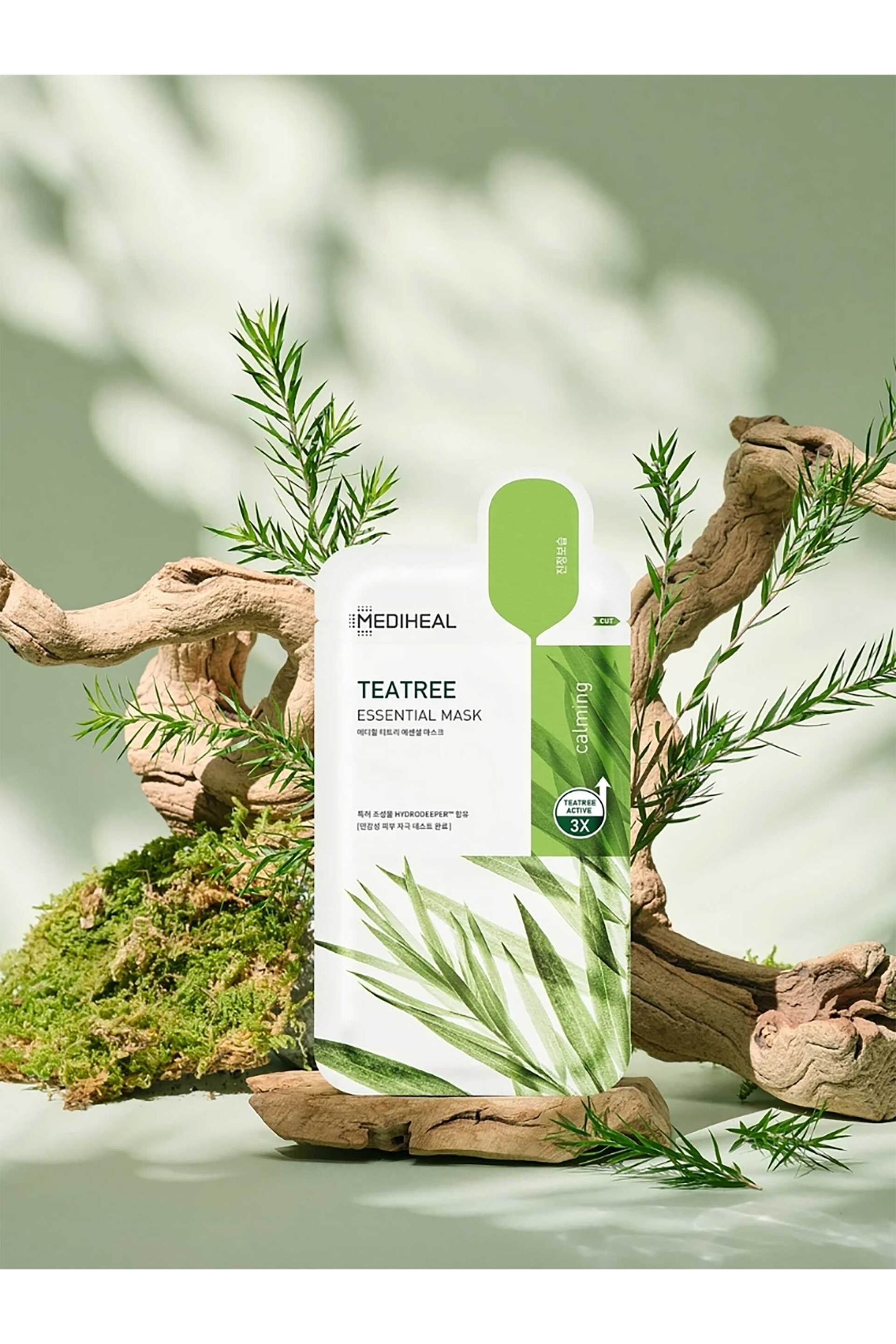 Mediheal Teatree Essential Mask - Μάσκα Για Τη Διαχείριση Της Λιπαρότητας 24 ml - 8809615056967 φωτογραφία