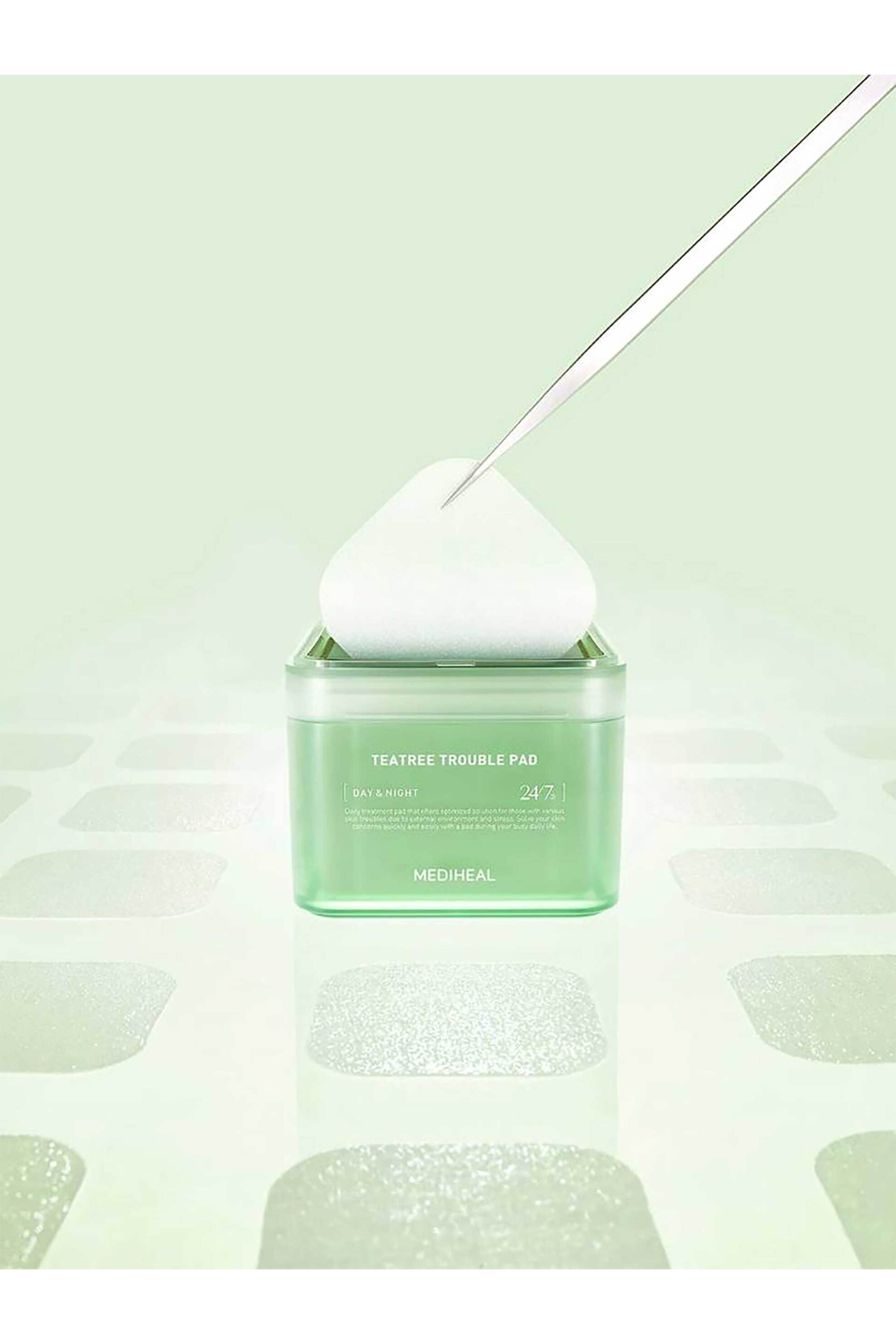 Mediheal Tea Tree Trouble Pad - Εμποτισμένα Δισκία Για Καταπράυνση (100 pads) - 8809615058671 φωτογραφία