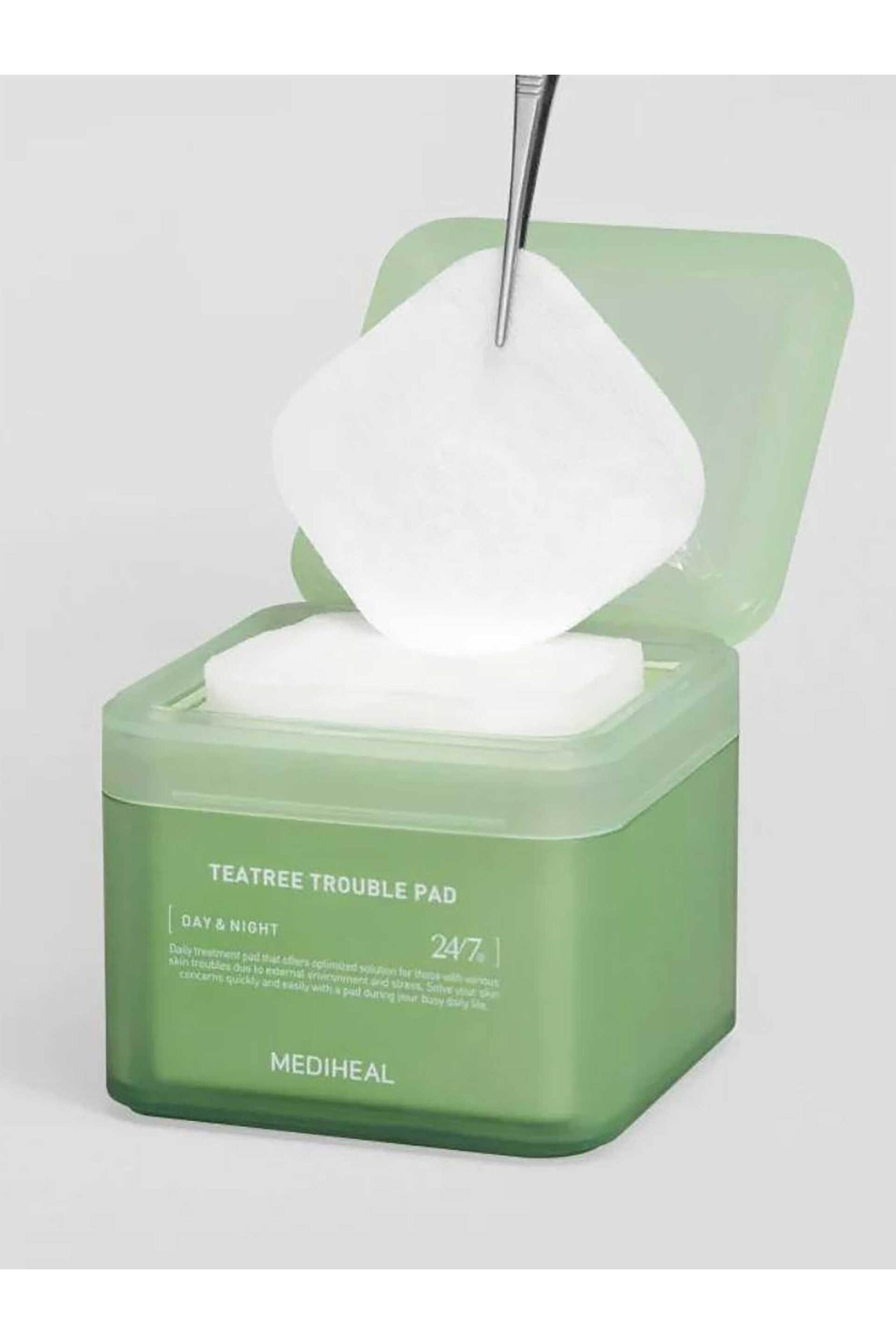Mediheal Tea Tree Trouble Pad - Εμποτισμένα Δισκία Για Καταπράυνση (100 pads) - 8809615058671 φωτογραφία