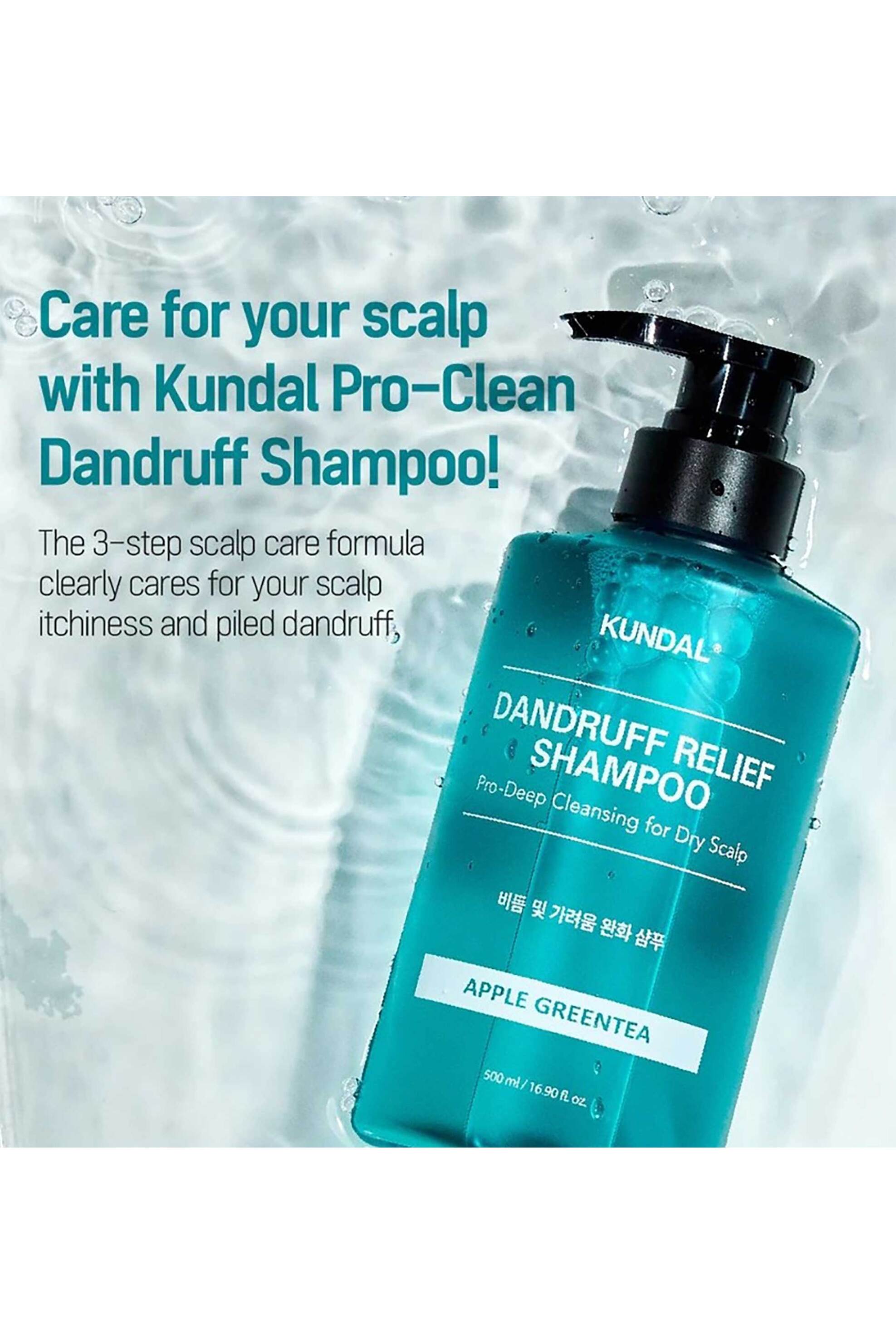 Kundal Dandruff Shampoo - Apple Green Tea - Σαμπουάν Κατά Της Πυτιρίδας 500 ml - 8809809426958 φωτογραφία