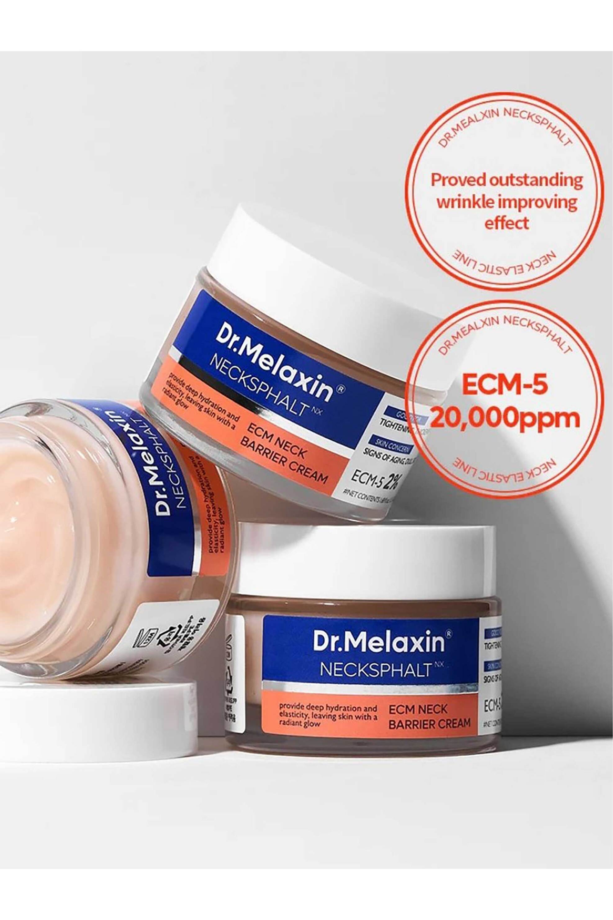 Dr.Melaxin Necksphalt Ecm Ceramide Neck Cream - Συσφικτική Κρέμα Λαιμού 50 ml - 8809886481642 φωτογραφία