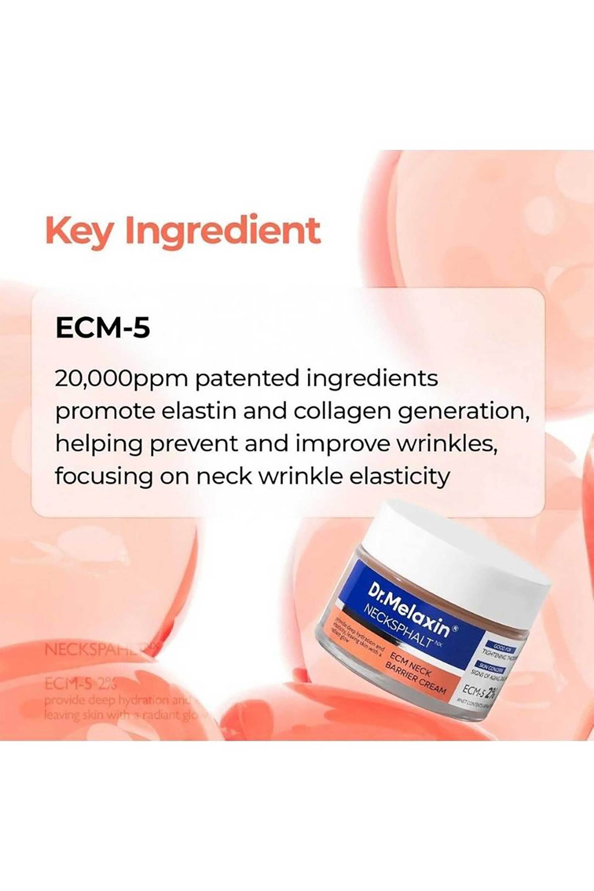 Dr.Melaxin Necksphalt Ecm Ceramide Neck Cream - Συσφικτική Κρέμα Λαιμού 50 ml - 8809886481642 φωτογραφία