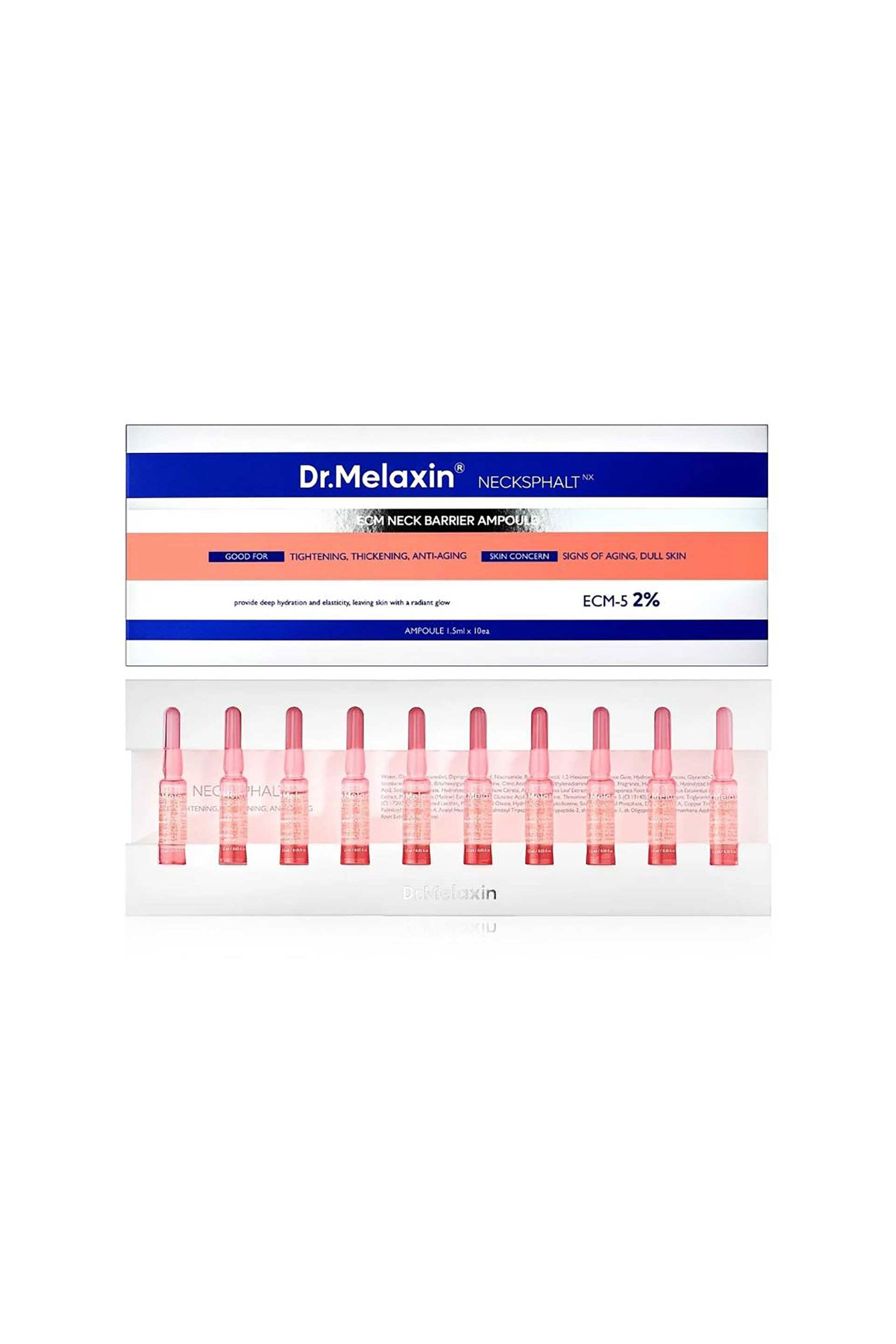 DR.MELAXIN Dr.Melaxin Necksphalt Ecm Ceramide Neck Serum - Οροί Σύσφιξης Λαιμού (10 τεμάχια) - 8809886481659