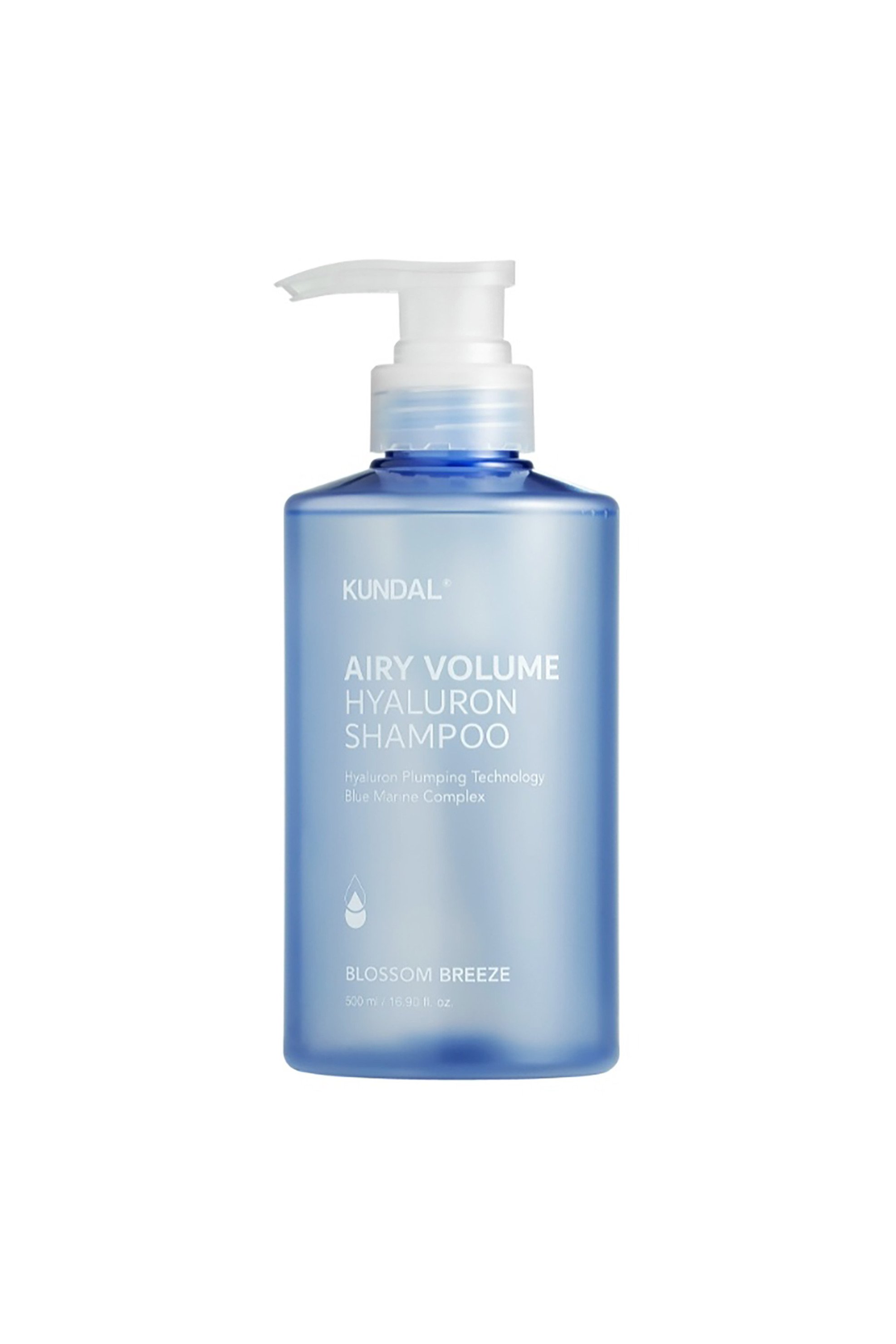 Kundal Airy Volume Hyaluron Shampoo - Σαμπουάν Με Υαλουρονικό Για Όγκο Με Άρωμα Blossom Breeze 500 ml - 8809953774523