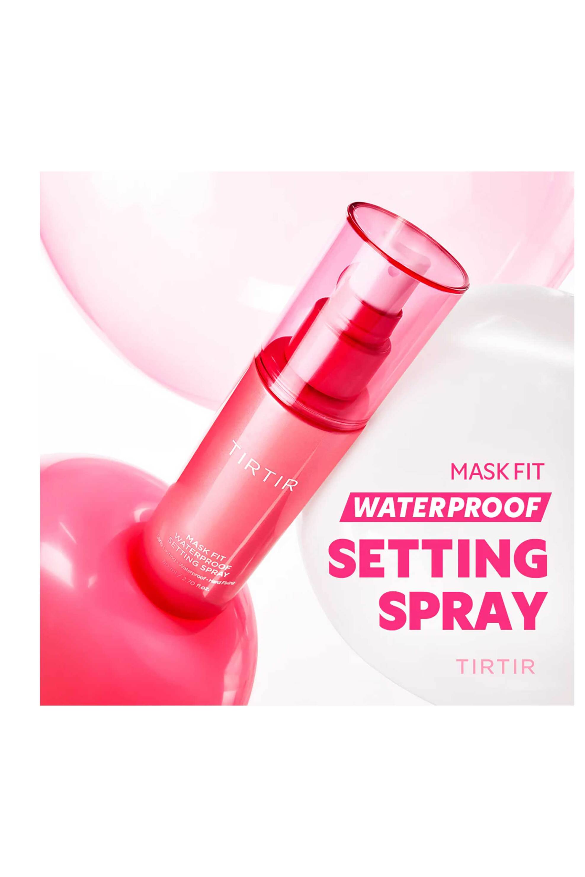 TirTir Mask Fit Waterproof Setting Spray - Αδιάβροχο Make Up Fixer 80 ml - 8809928138688 φωτογραφία