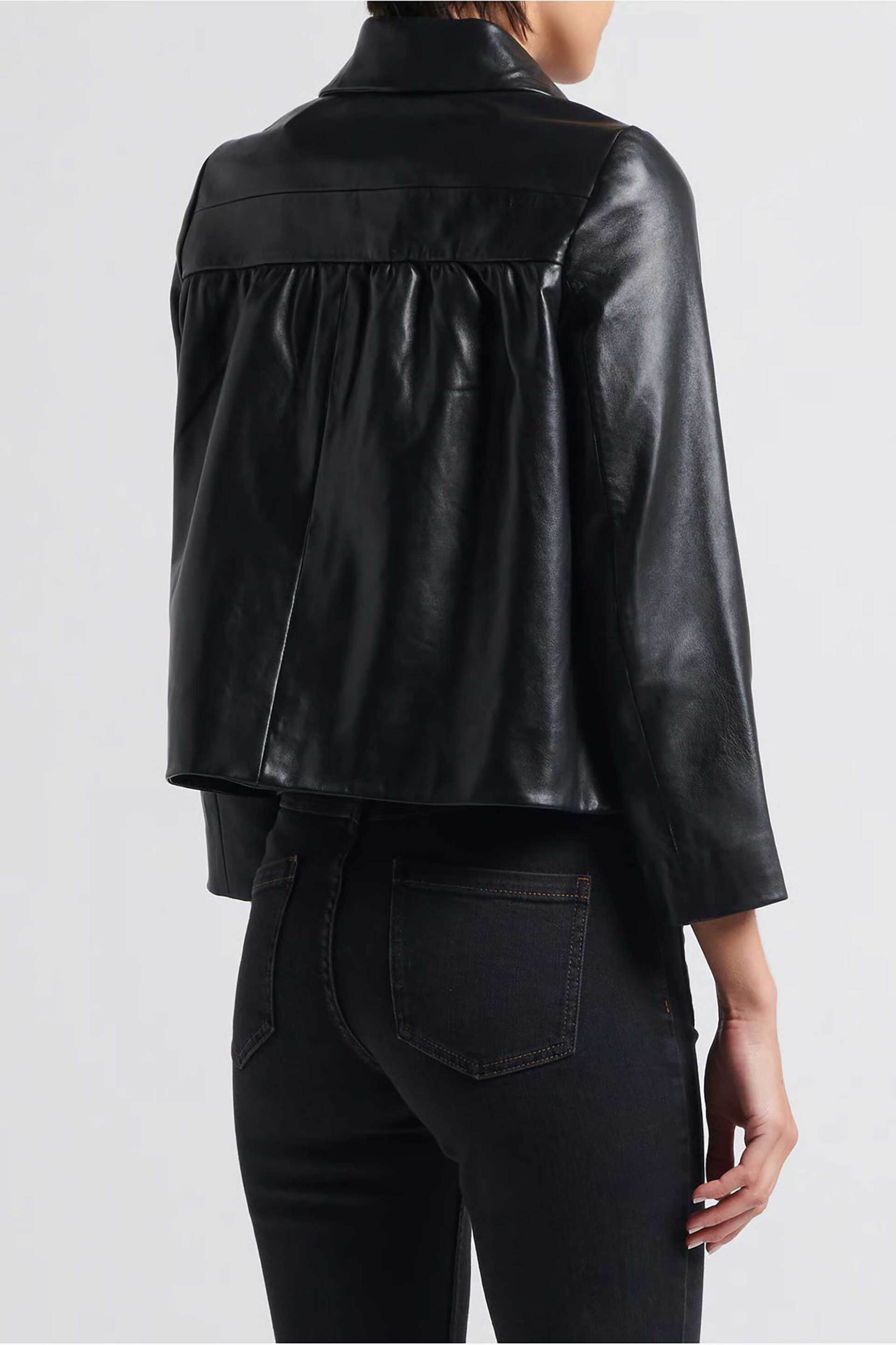 ba&sh γυναικείο δερμάτινο jacket 