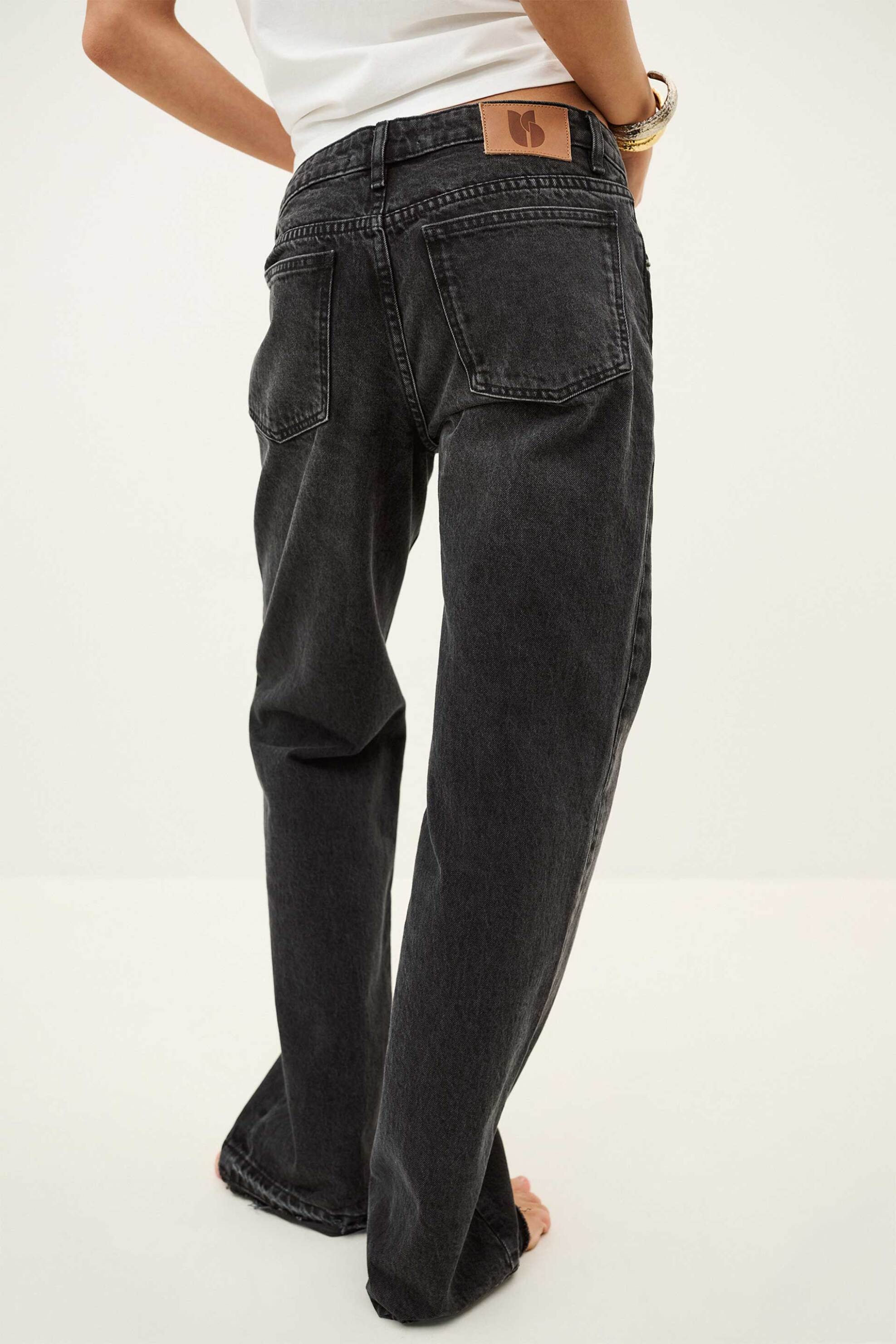 BA&SH ba&sh γυναικείο τζιν παντελόνι πεντάτσεπο Straight Fit "Vana" - BVANH26 Μαύρο - 4