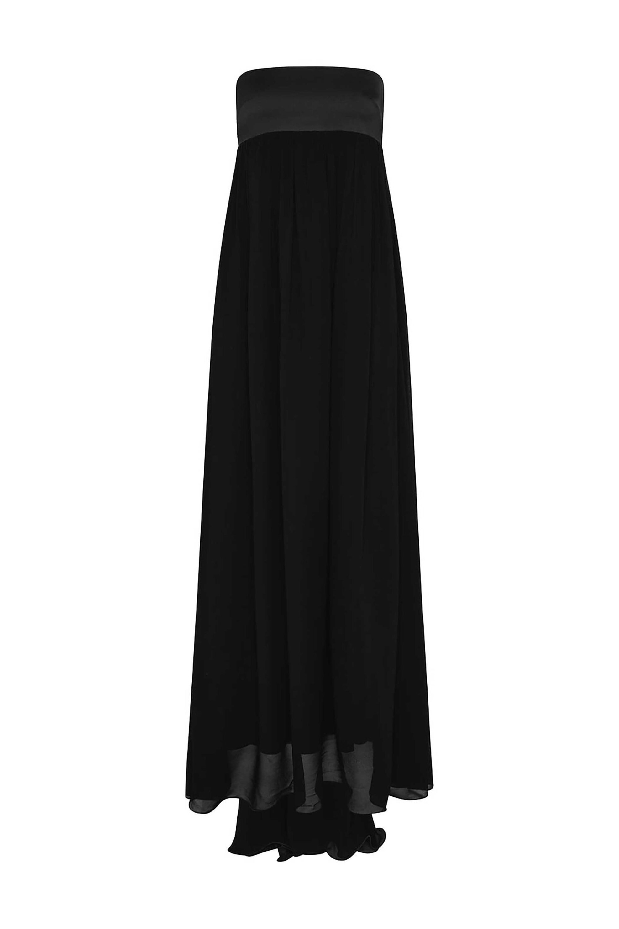 Posse γυναικείο maxi φόρεμα strapless "Solene" - PS1744-BLK Μαύρο φωτογραφία