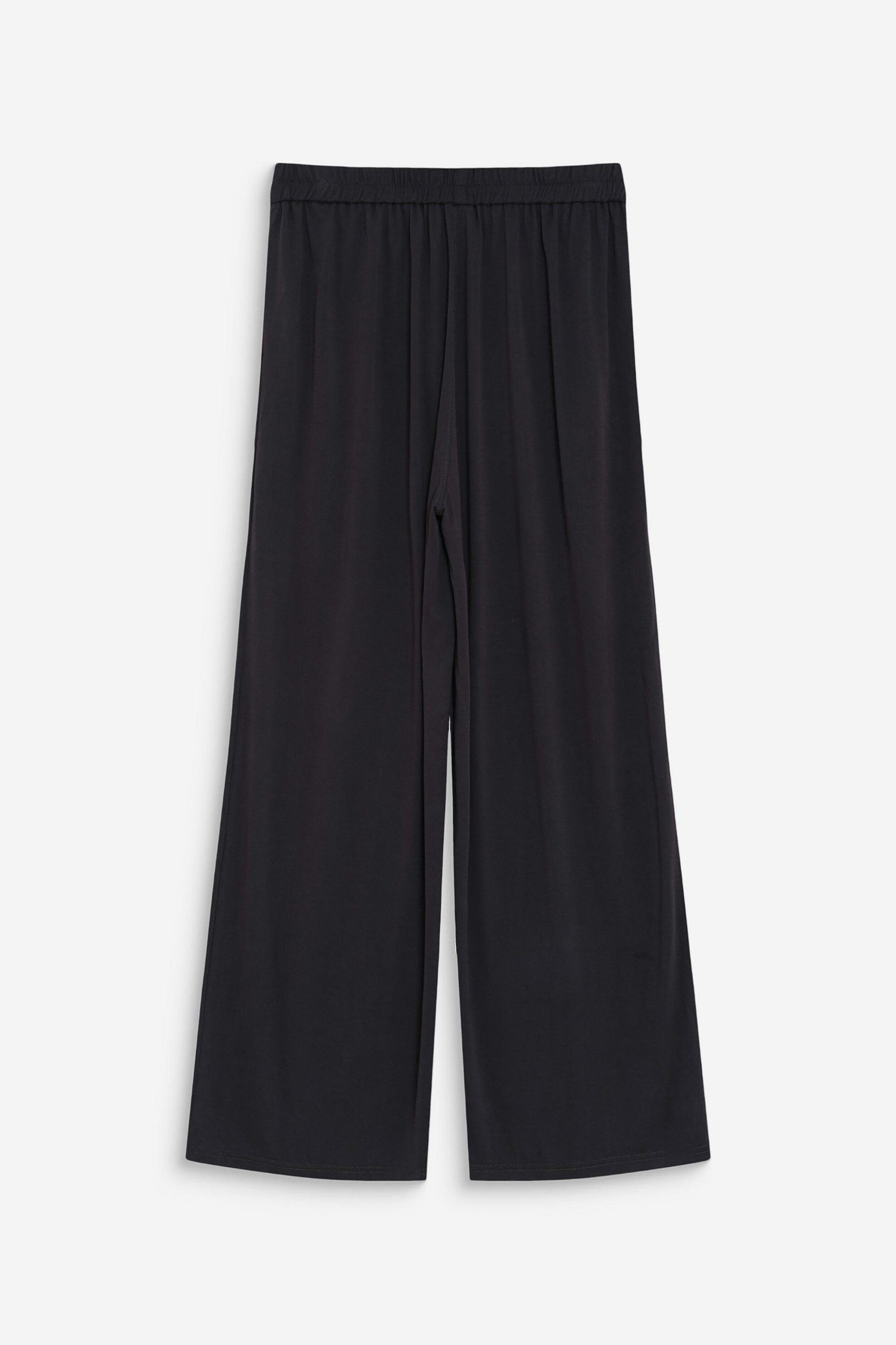 Grace Mila Γυναικείο Παντελόνι με Ελαστική Μέση Wide Leg Pax - Ss26 Ανθρακί