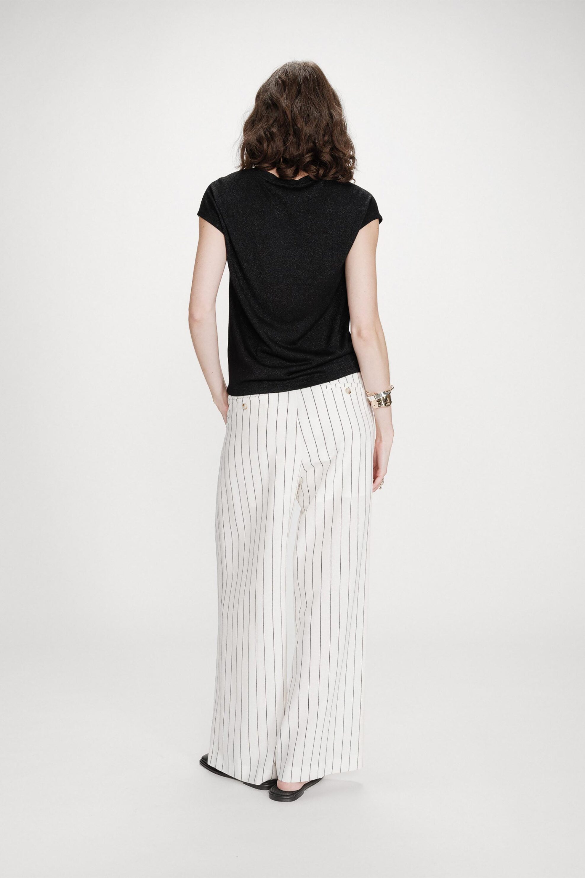 Grace Mila Γυναικείο T-Shirt Regular Fit Μονόχρωμο Valsons - Ss26 Μαύρο