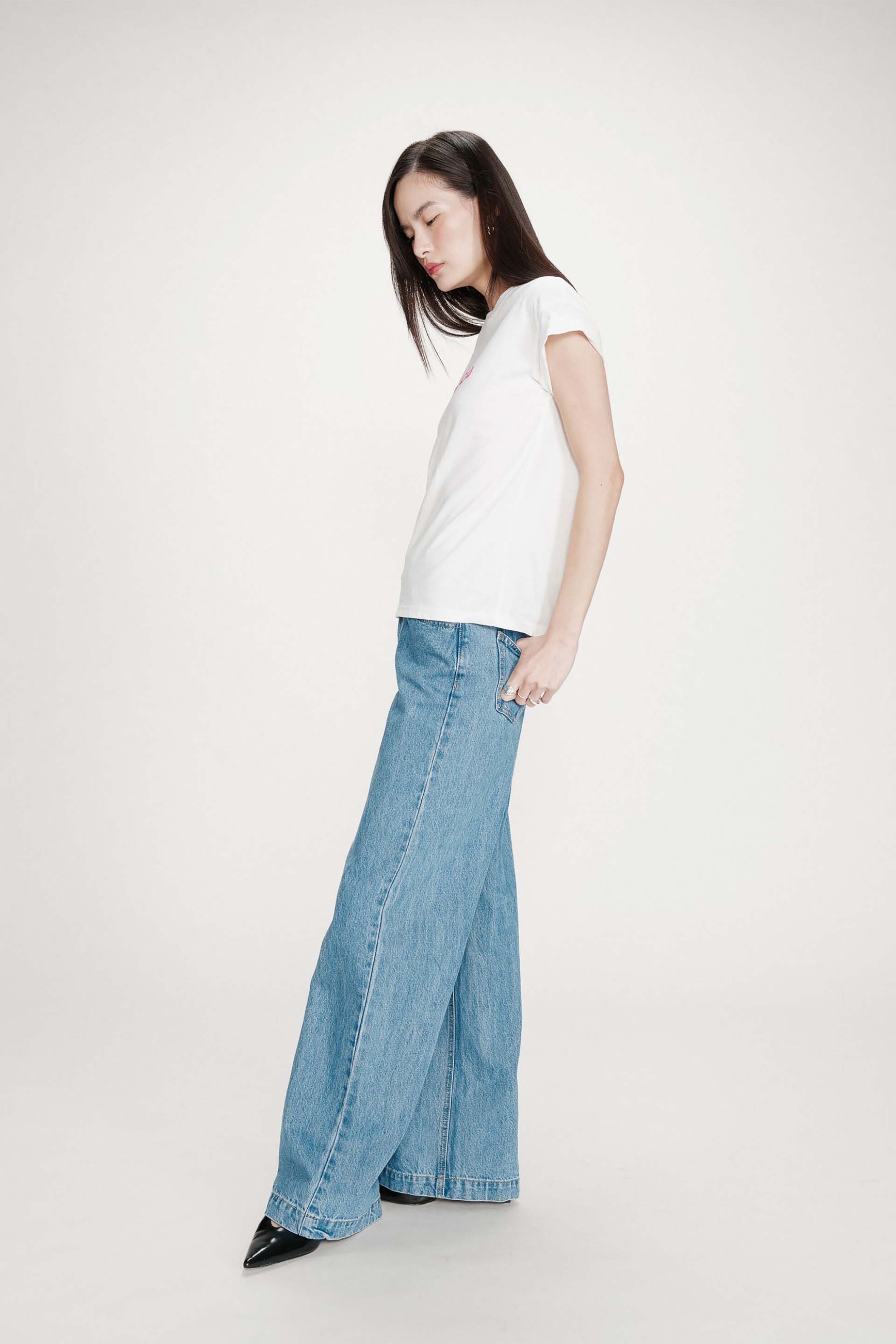 GRACE & MILA Grace & Mila γυναικείο T-shirt Regular Fit με lettering "Vico" - VICO/SS26 Φούξια - 2