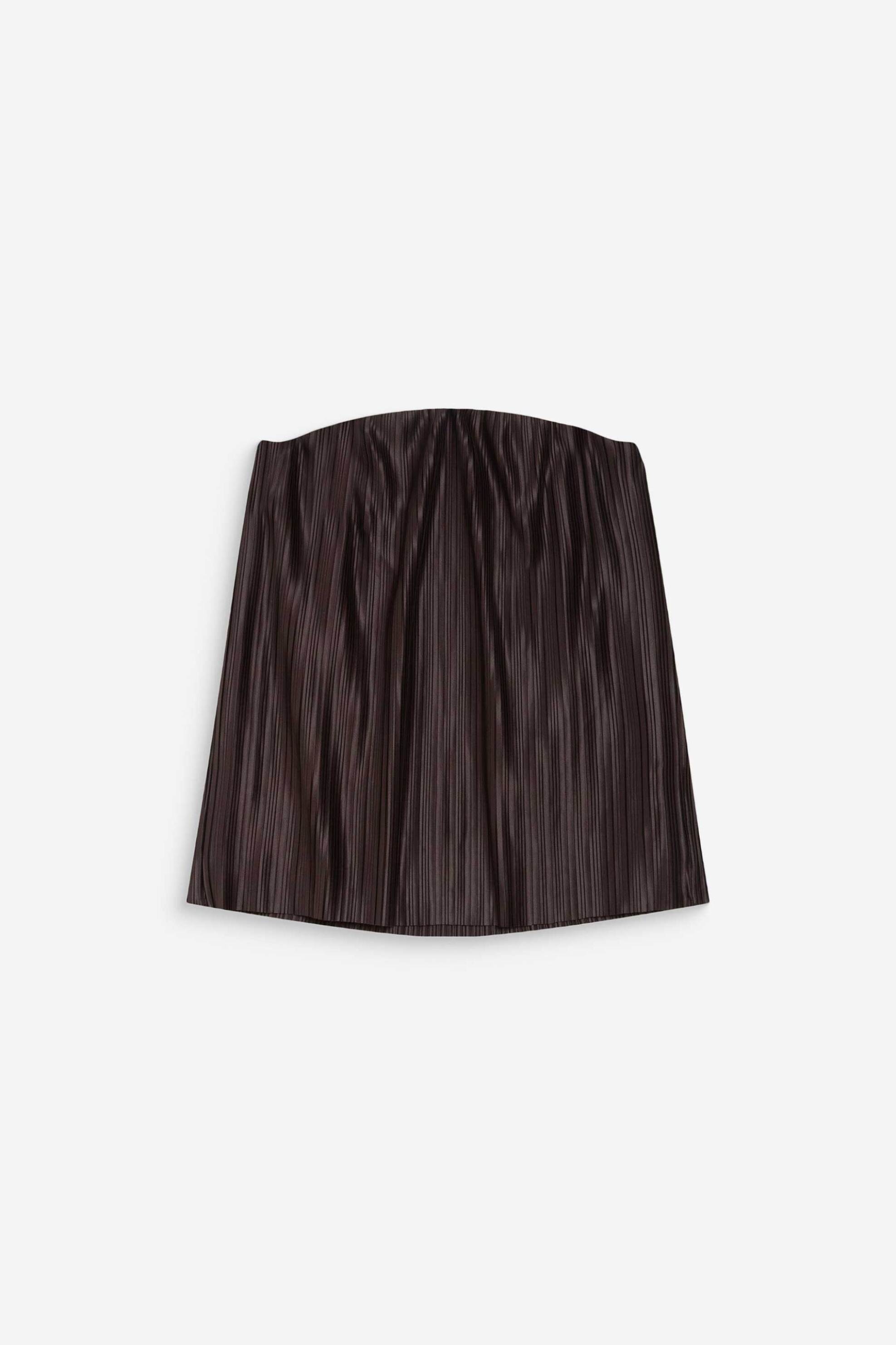 GRACE & MILA Grace & Mila γυναικείο τοπ πλισέ "West" - WEST Καφέ - 4