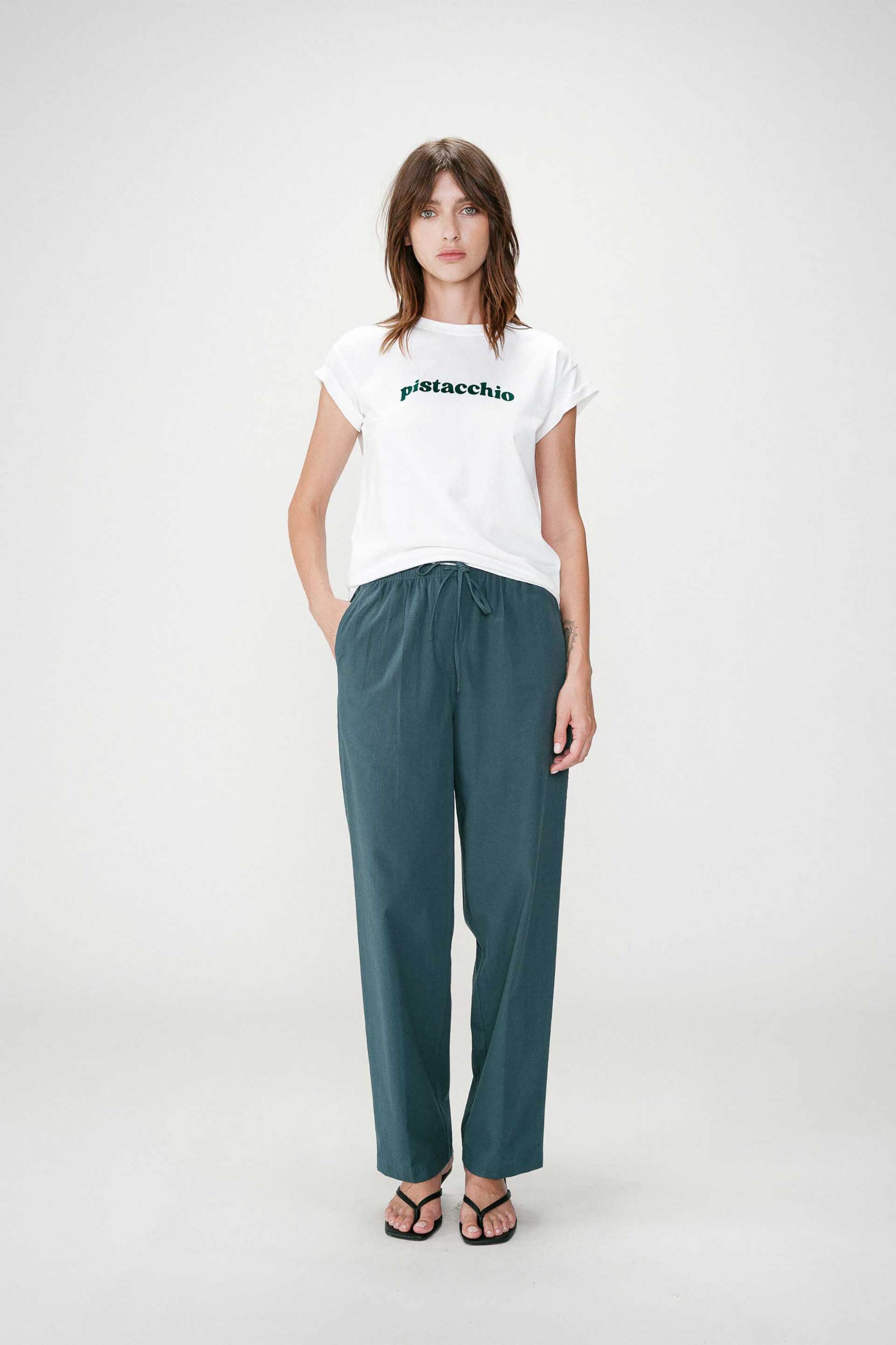 Grace & Mila γυναικείο T-shirt με lettering Regular Fit 