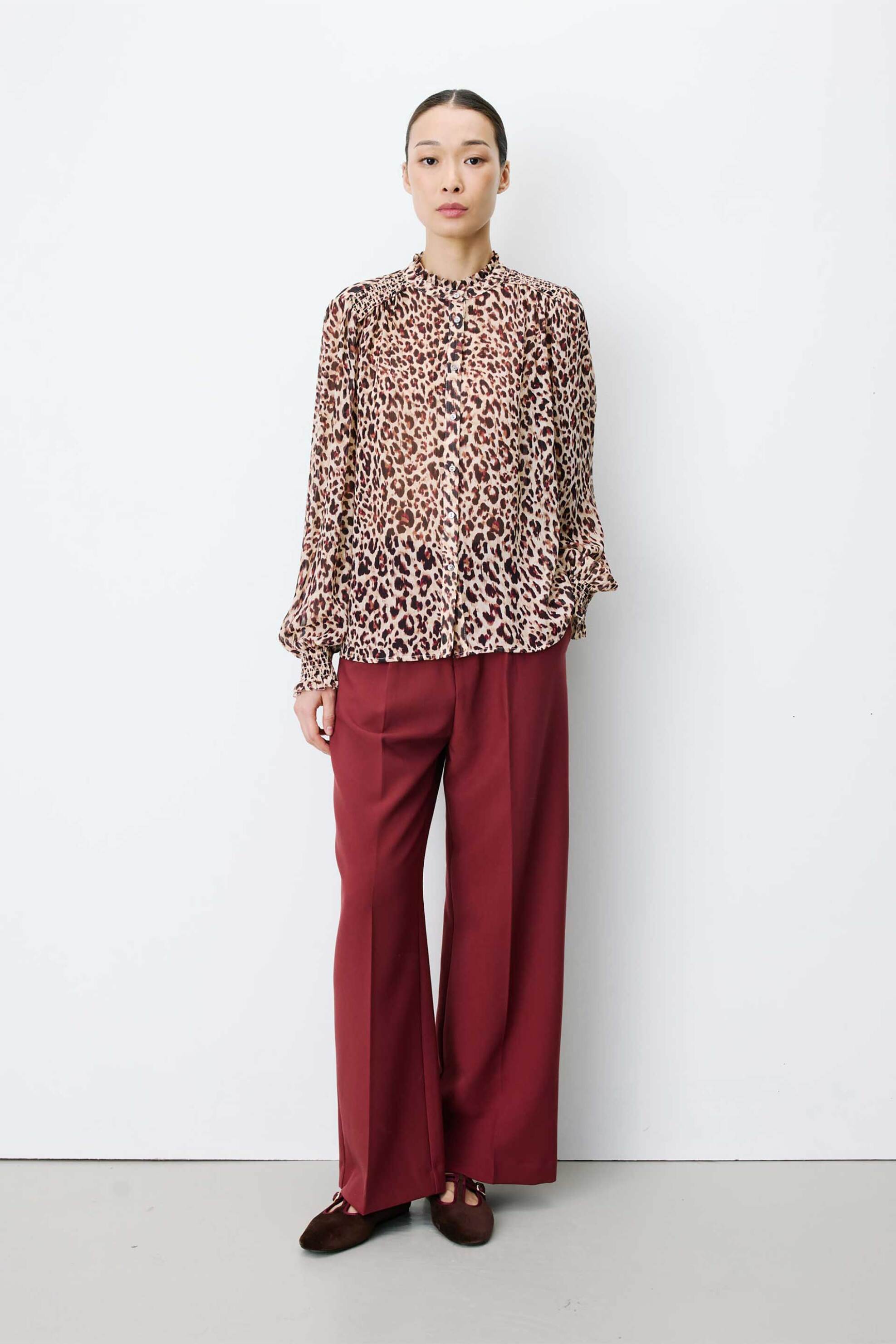 Grace & Mila γυναικείο πουκάμισο με animal print 