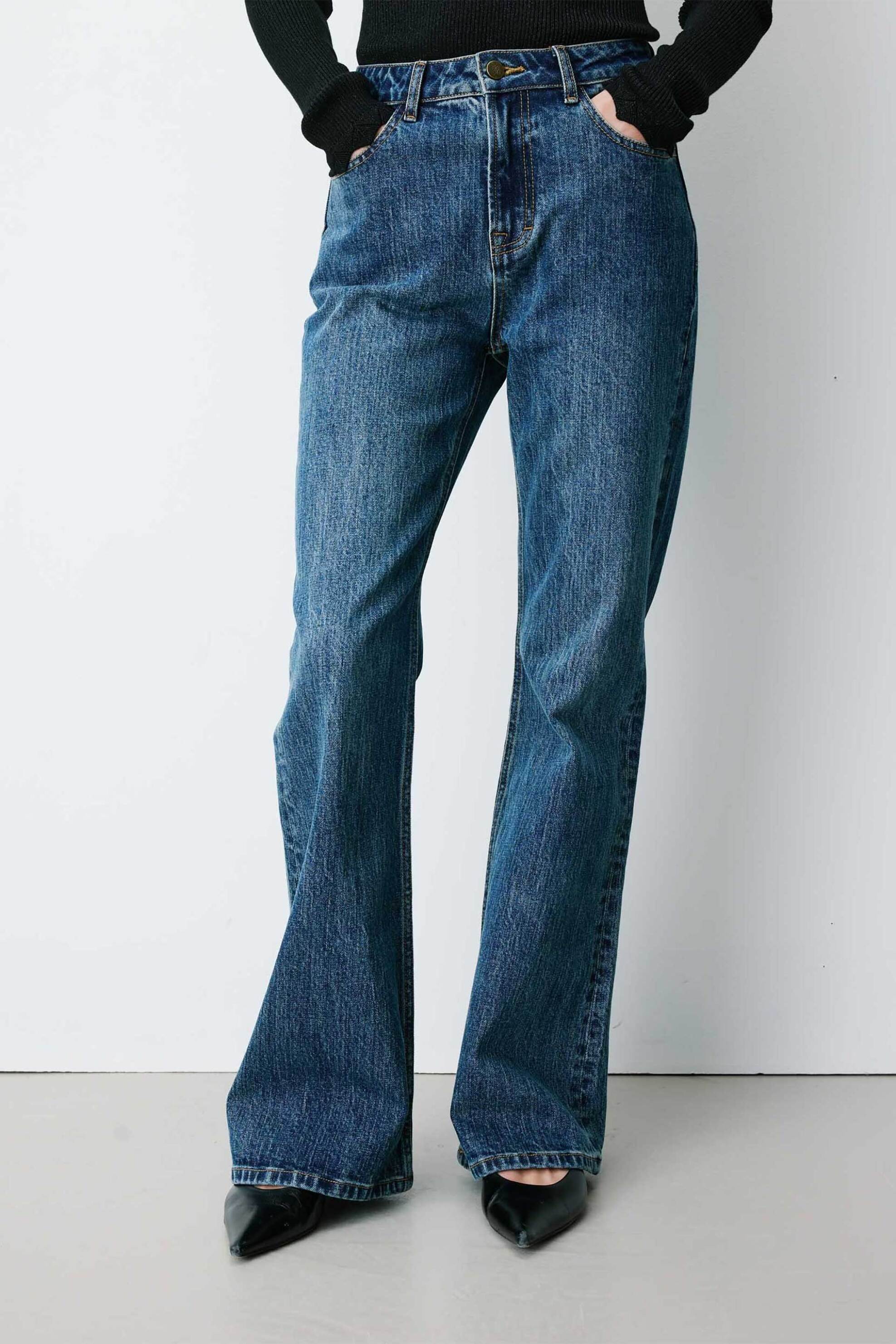 Grace & Mila γυναικείο τζιν παντελόνι Flare Fit 