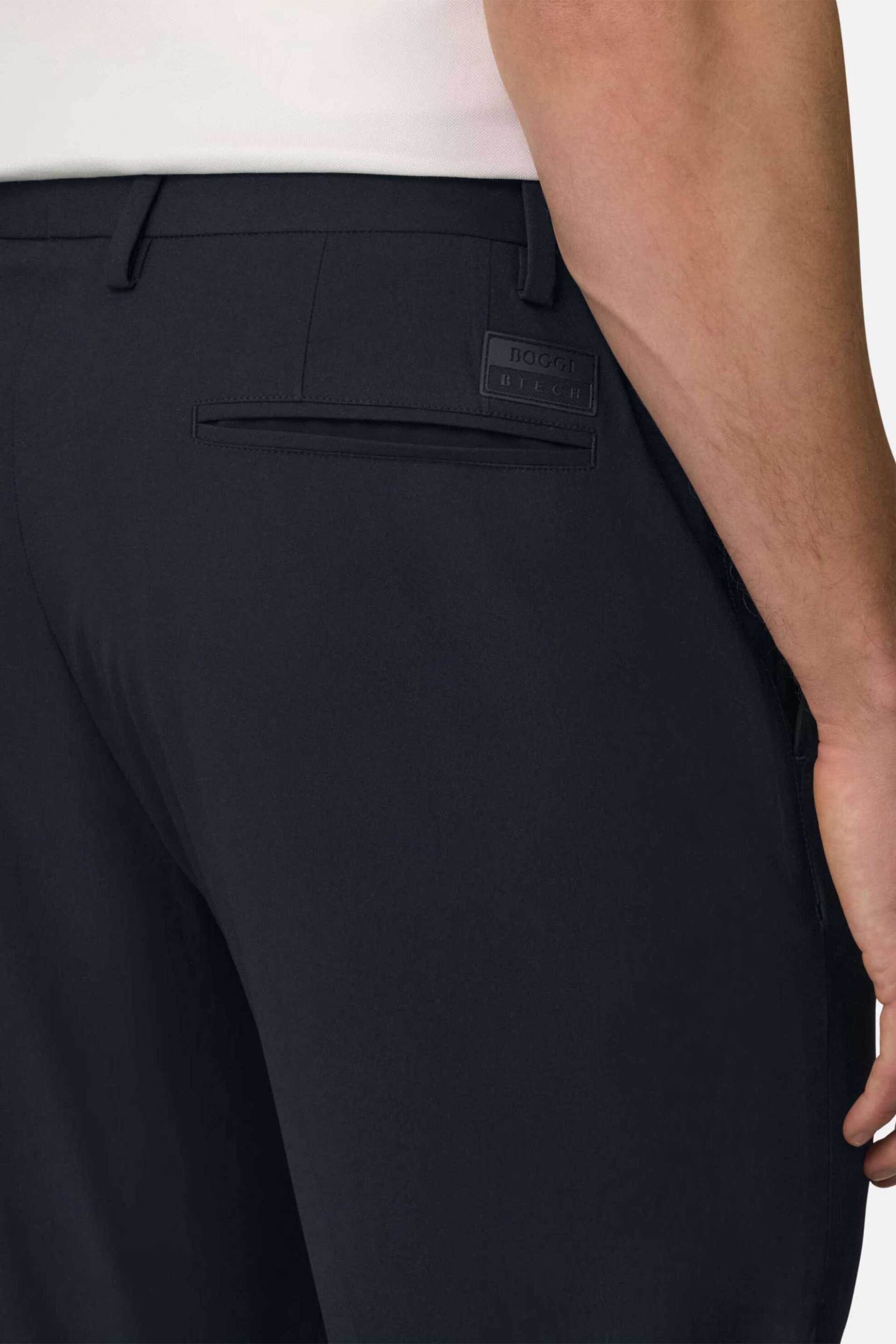 Boggi Milano Ανδρικό Παντελόνι Chino Regular Fit - Bo26P005003 Μπλε Navy
