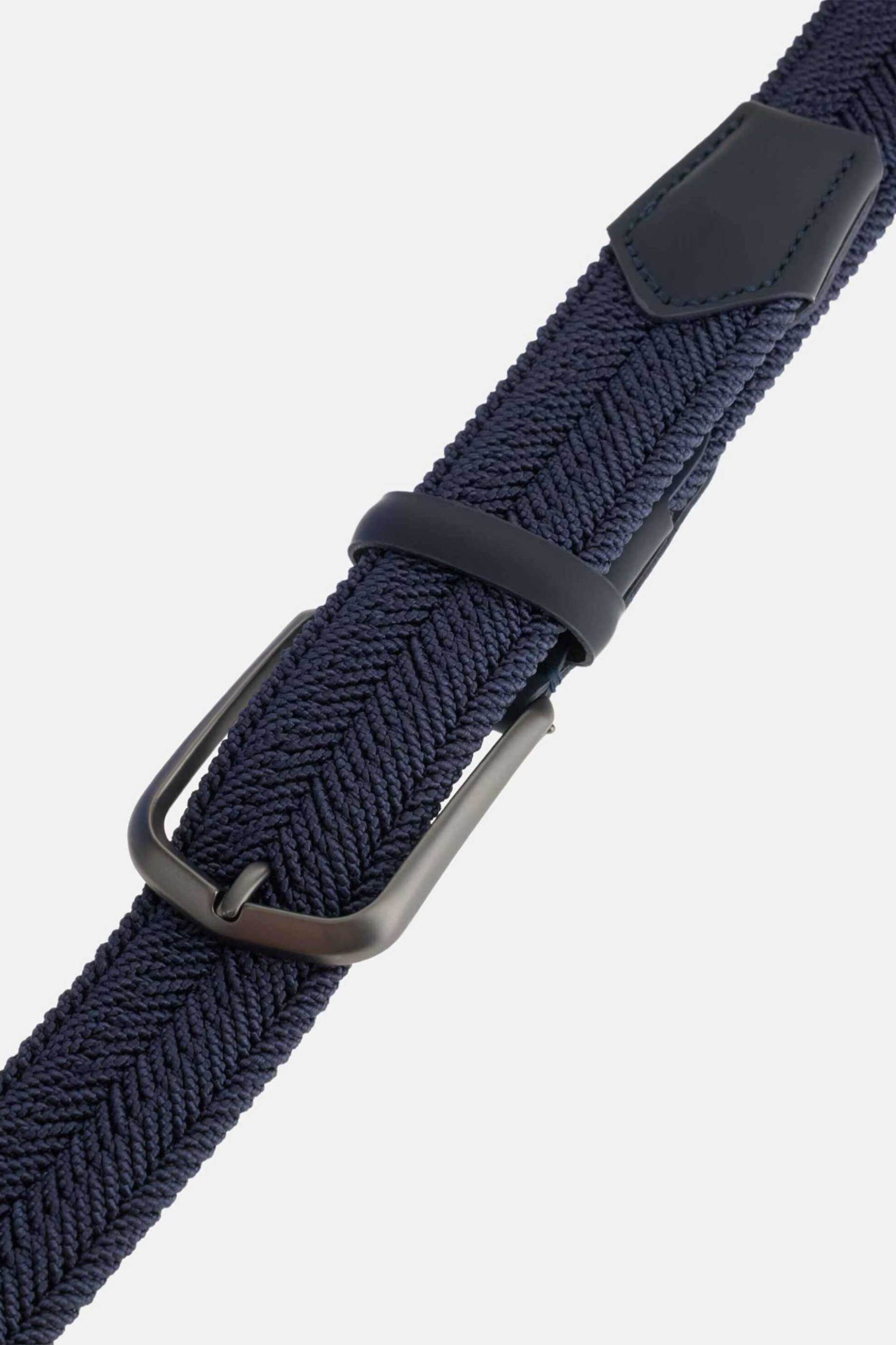 Boggi Milano Ανδρική Ζώνη Μονόχρωμη - Bo26P024804 Μπλε Navy