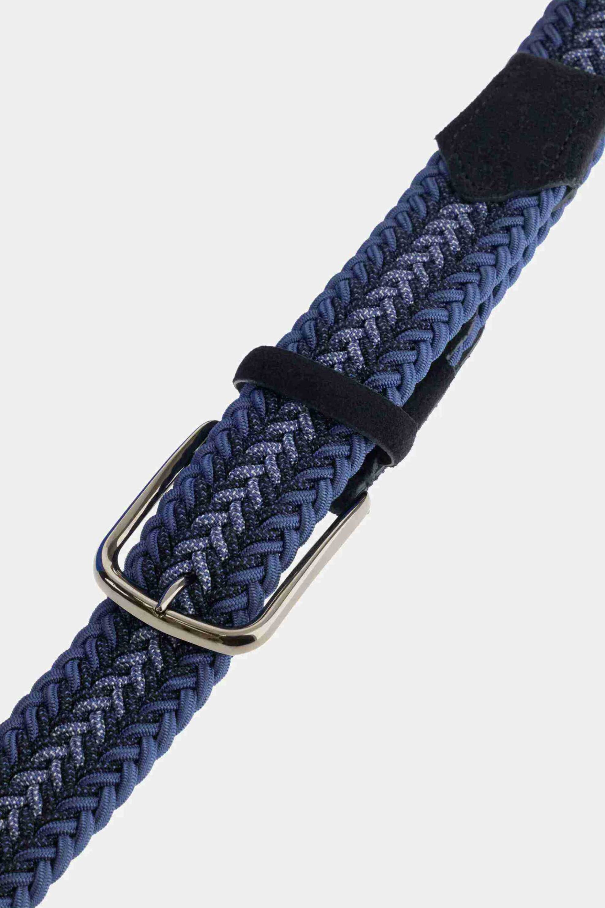 Boggi Milano Ανδρική Ζώνη Μονόχρωμη - Bo26P025603 Μπλε Navy