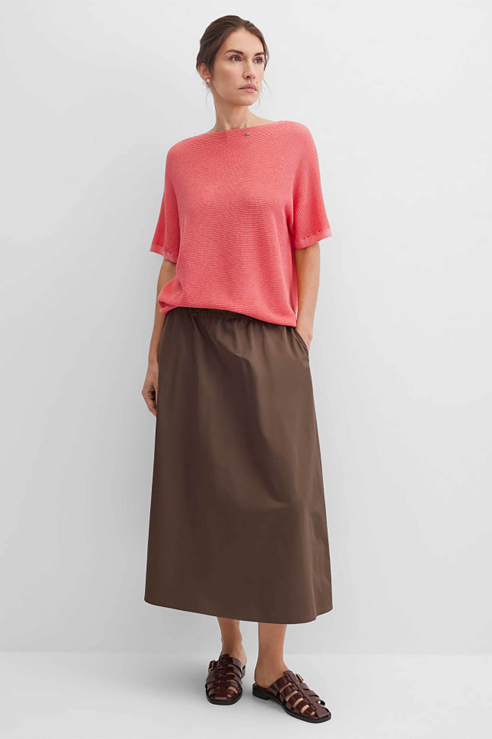 GERRY WEBER Gerry Weber γυναικεία πλεκτή μπλούζα textured - N61025181040 Κοραλί - 3