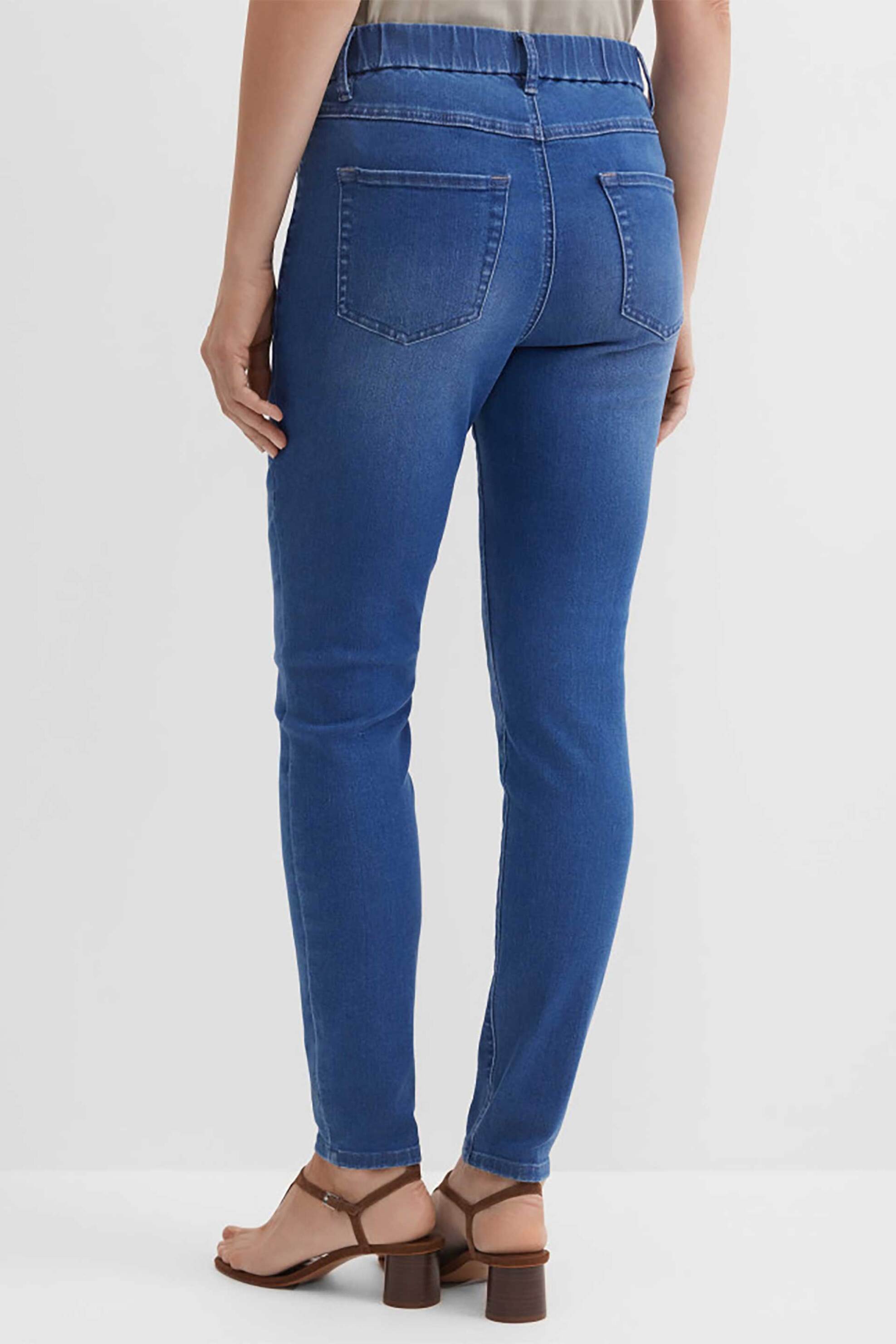 GERRY WEBER Gerry Weber γυναικείο τζιν παντελόνι Tapered Fit - N67038397038 Denim Blue - 3