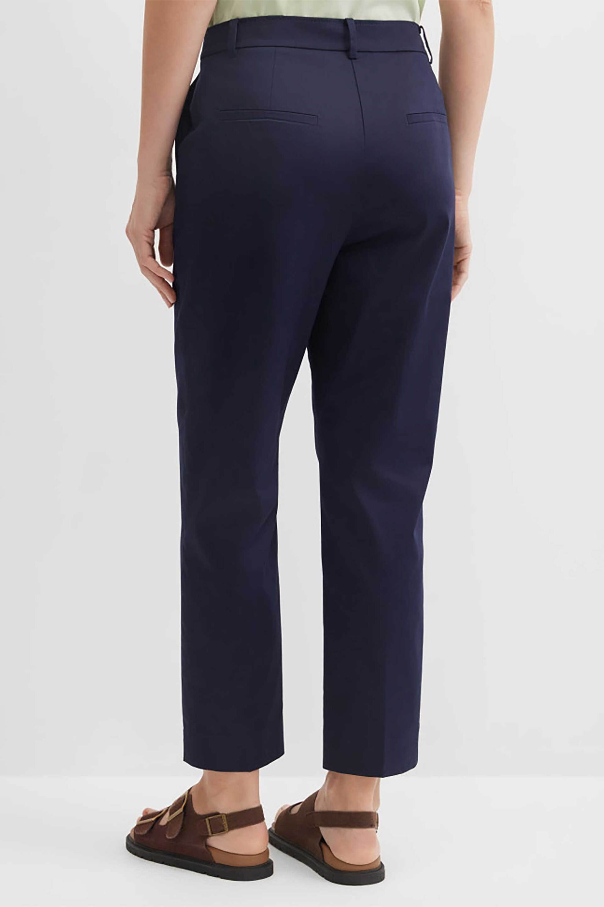 GERRY WEBER Gerry Weber γυναικείο παντελόνι cropped Tapered Fit - N67102104046 Μπλε Σκούρο - 3