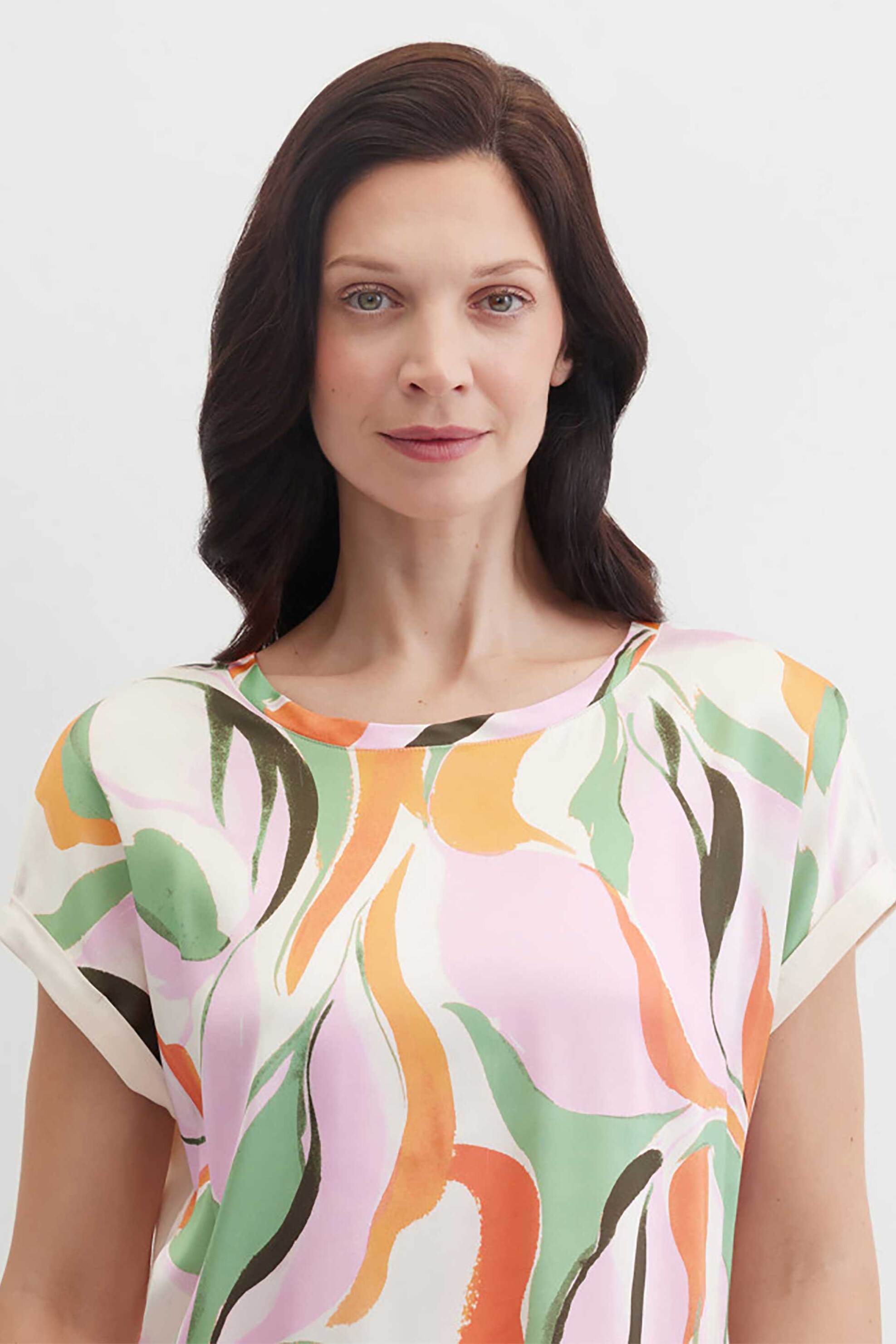 GERRY WEBER Gerry Weber γυναικείο T-shirt με all-over print - N61709101042 Πολύχρωμο - 2