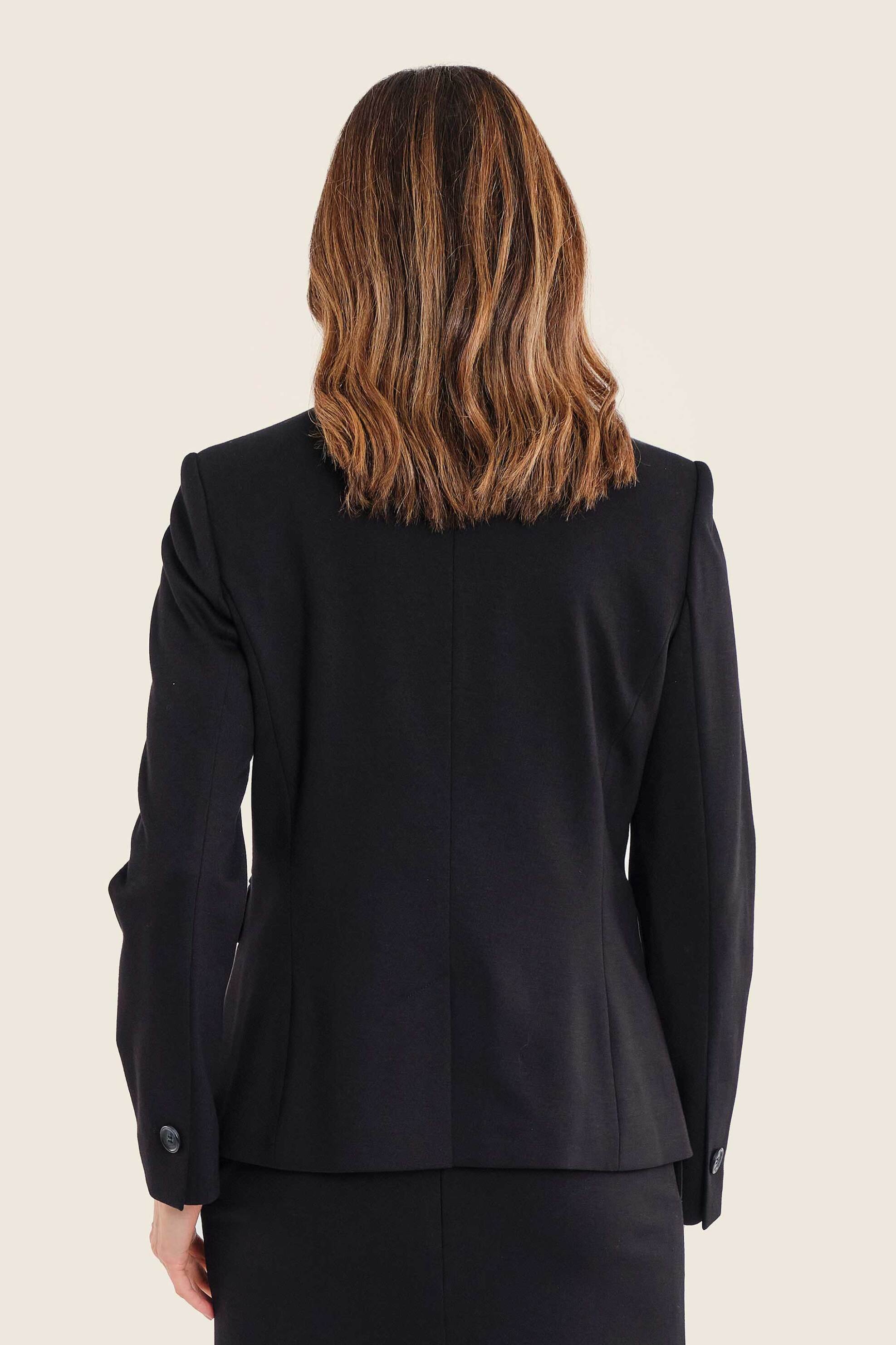 Gerry Weber Γυναικείο Σακάκι Μονόχρωμο - N70150120038 Μαύρο