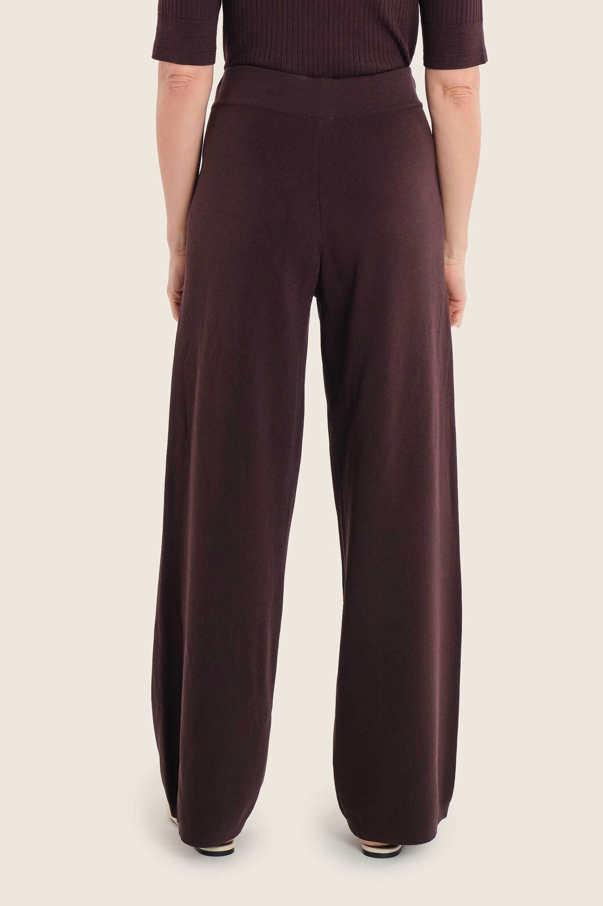 Gerry Weber Γυναικείο Παντελόνι Πλεκτό Straight Fit - N77414706038 Καφέ