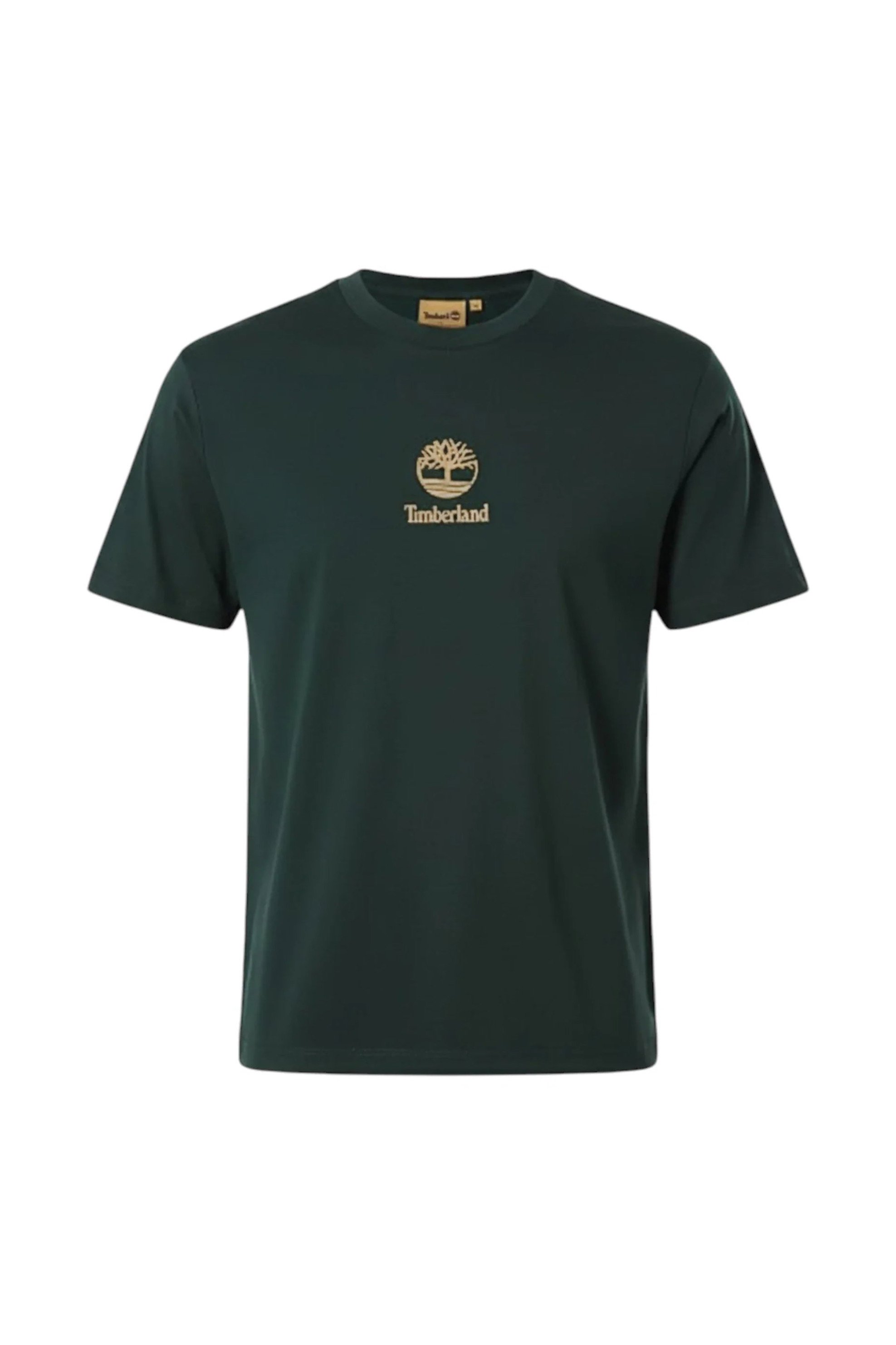 Timberland ανδρικό T-shirt με λογότυπο Regular Fit "Print Stack Logo" - TBC0YHQUEA11 Κυπαρισσί