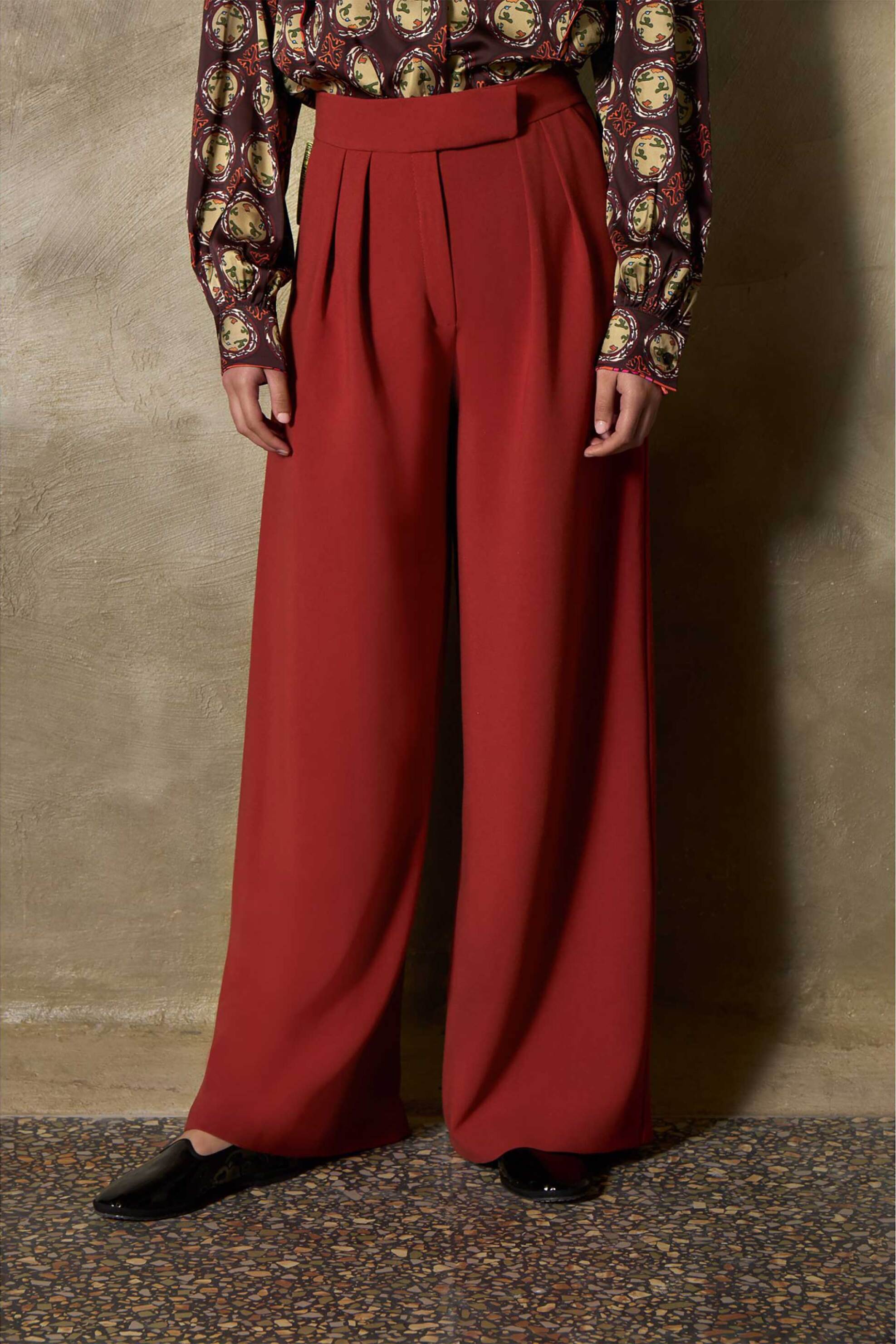 The Artians γυναικείο ψηλόμεσο παντελόνι Wide Leg 
