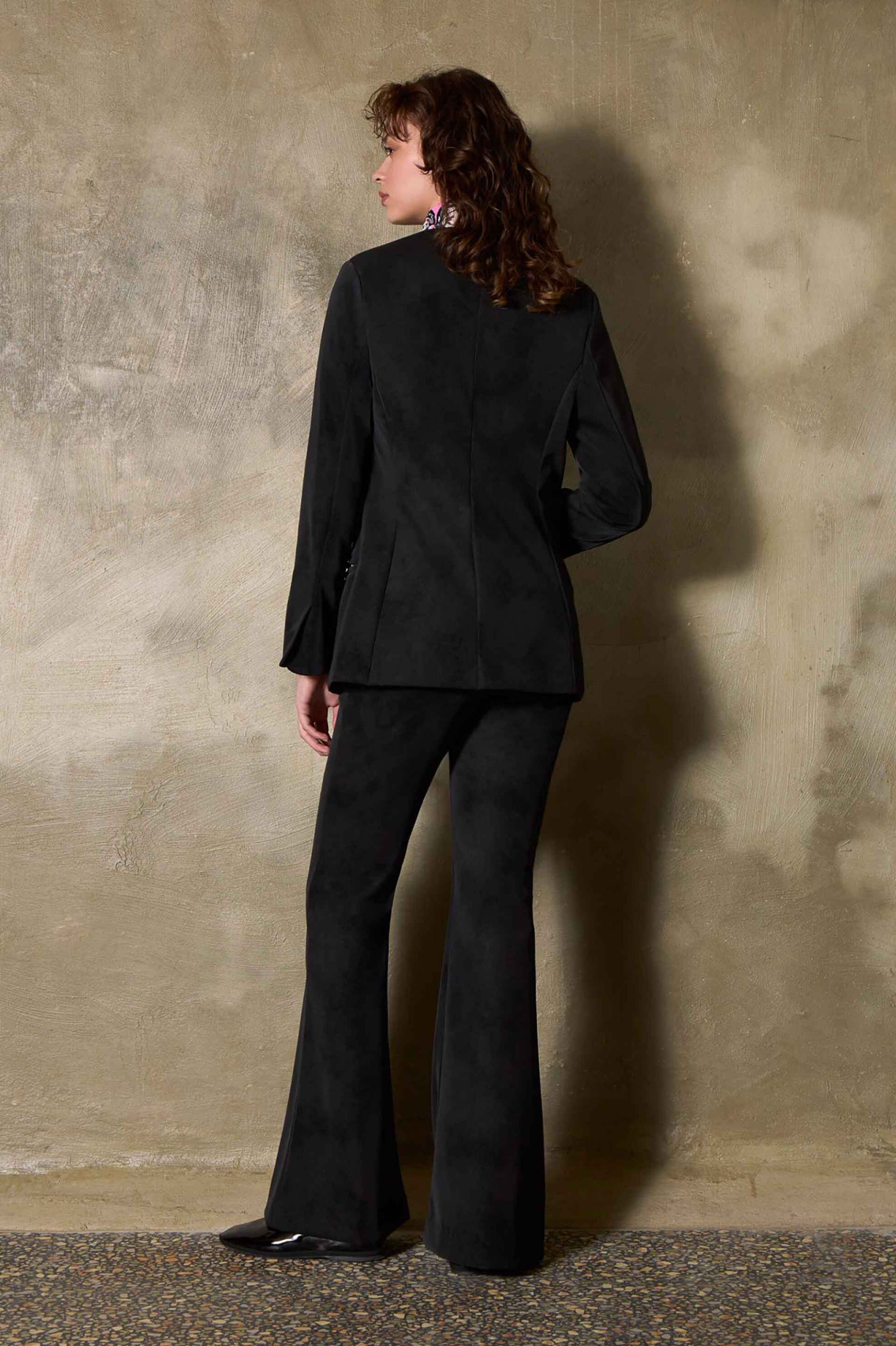 THE ARTIANS The Artians γυναικείο σακάκι faux suede "Oxide Arcus" - JSD3 Μαύρο - 3