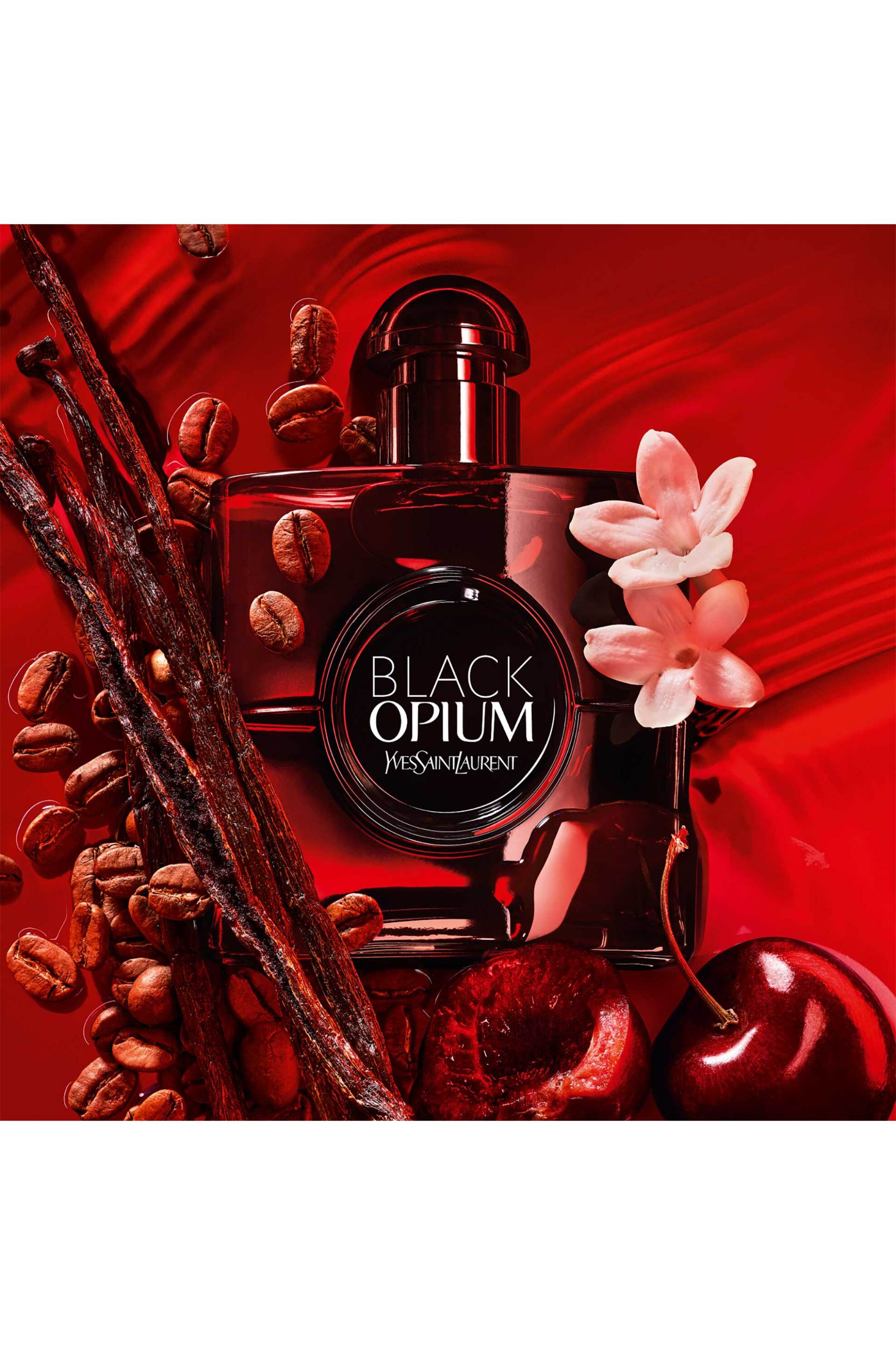 Yves Saint Laurent Black Opium Eau De Parfum Over Red - 3614274076585