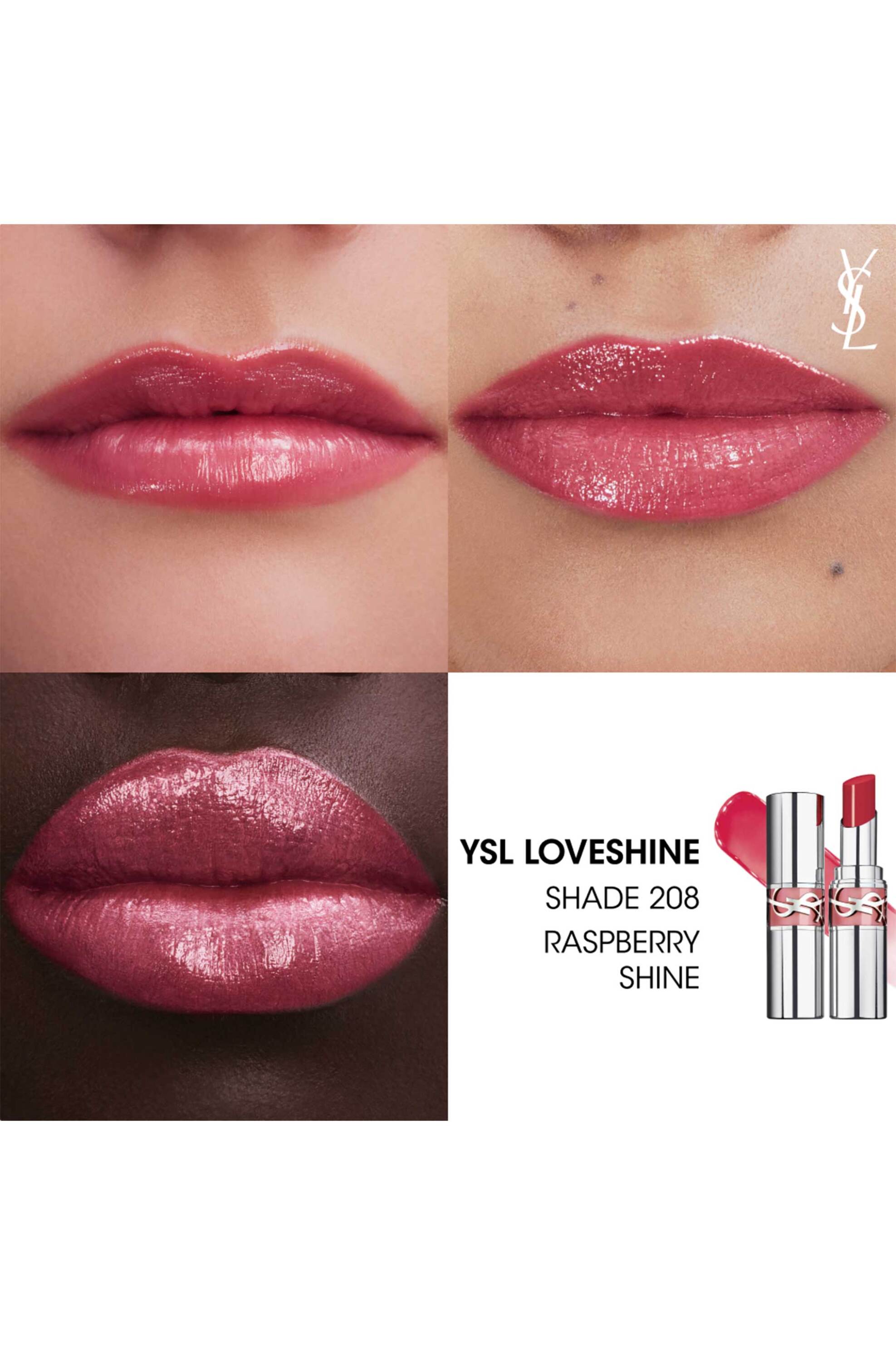 Yves Saint Laurent Loveshine Wet Shine Lipstick - Κραγιόν υδάτινης λάμψης 3,2 gr - 3614274132649 208 Raspberry Shine φωτογραφία