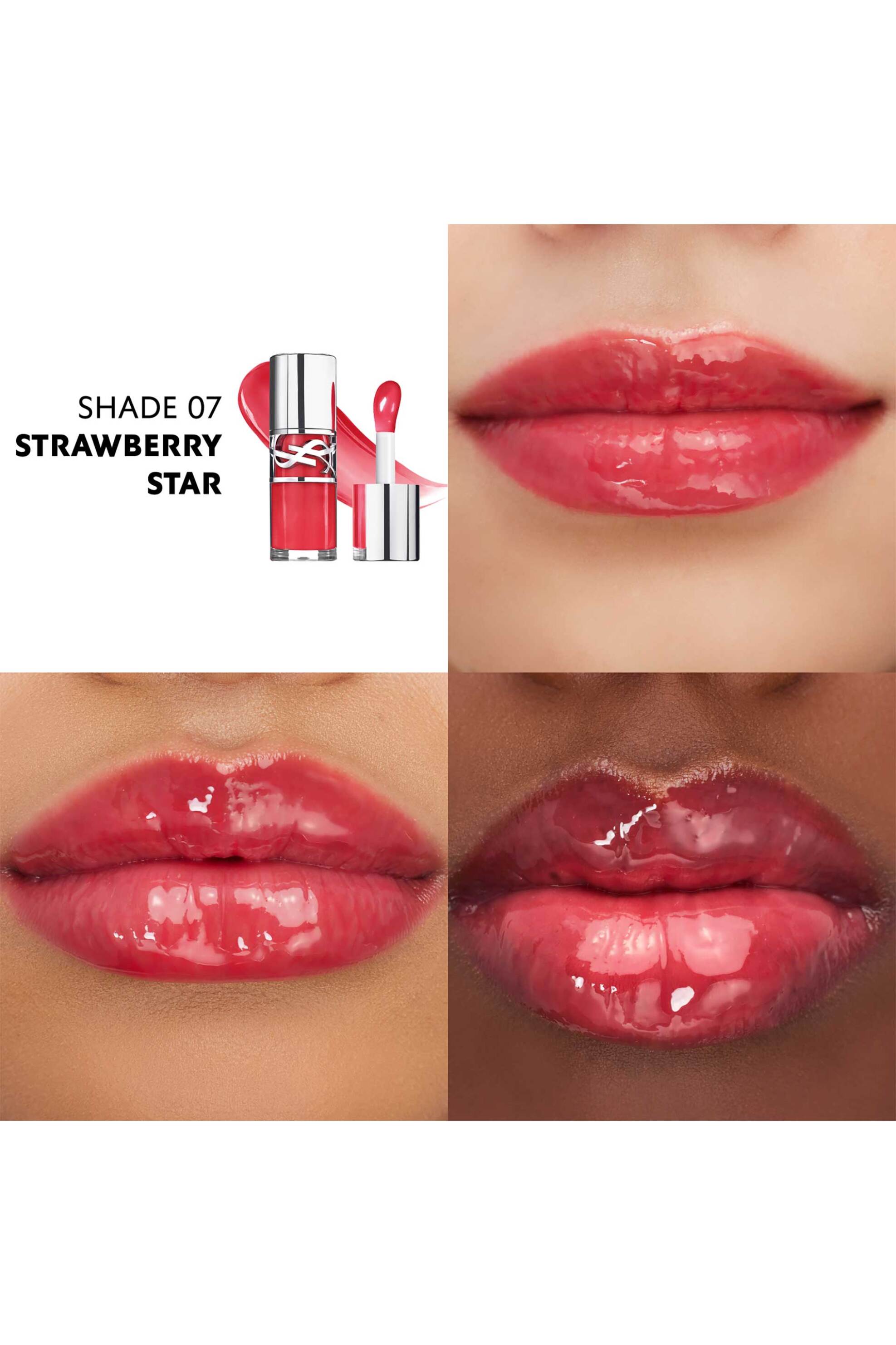 Yves Saint Laurent Loveshine Plumping Lip Oil Gloss 6 ml - 4936968874536 7 Strawberry Star φωτογραφία