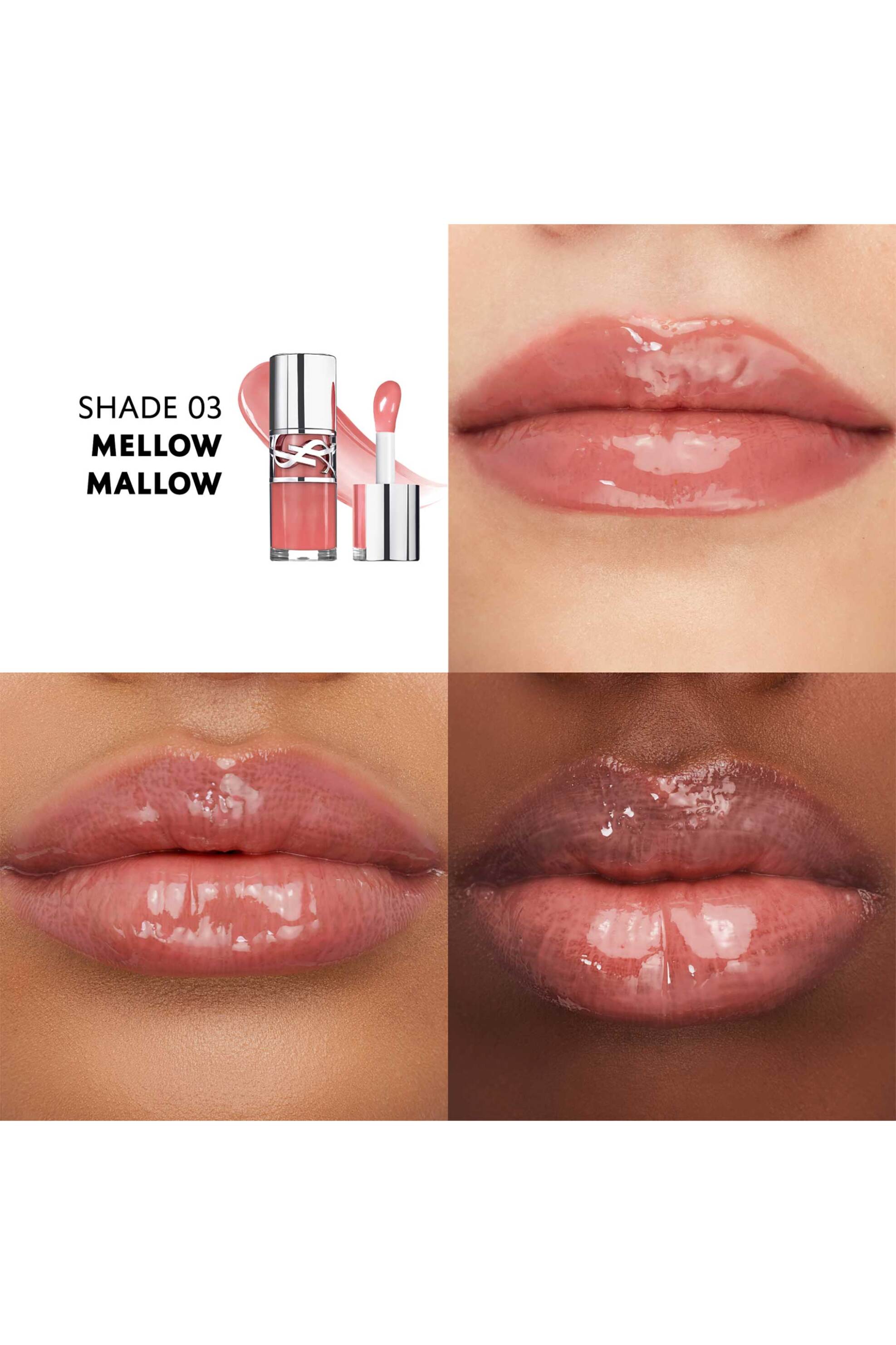 Yves Saint Laurent Loveshine Plumping Lip Oil Gloss 6 ml - 4936968874536 3 Mellow Mallow φωτογραφία