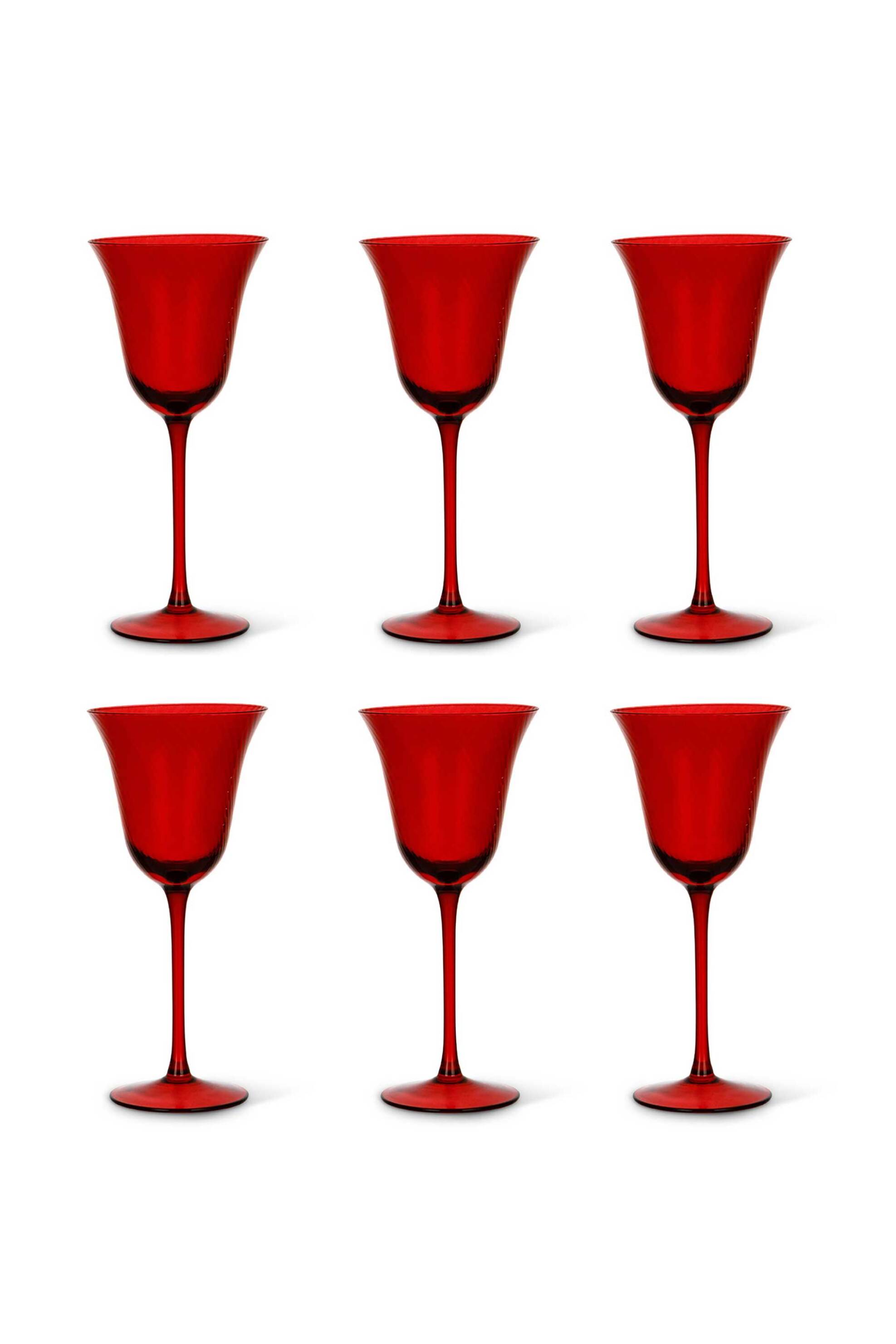 Home > ΚΟΥΖΙΝΑ > Υαλικά > Ποτήρια Coincasa σετ ποτήρια κρασιού γυάλινα (6 τεμάχια) - 007379609 Κόκκινο